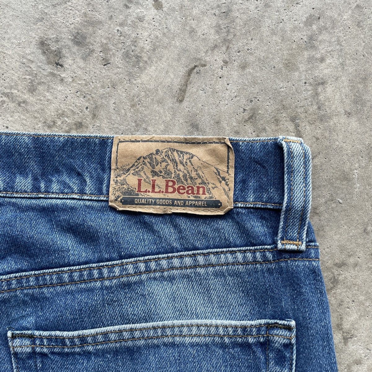 L.L. Bean Vintage L.L BEAN Jeans Faded Distressed Pants Denim W34x30 Size US 34 / EU 50 - 9 Thumbnail