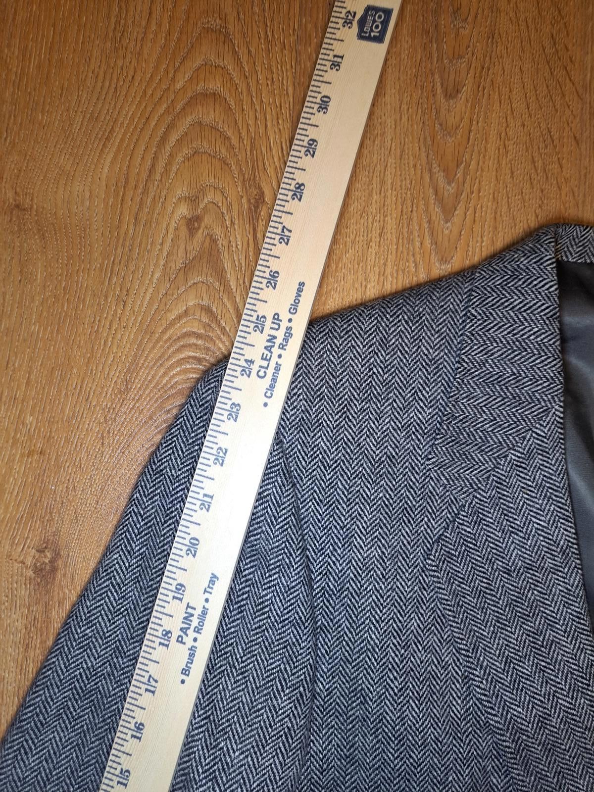 Hart Schaffner Marx Hart Schaffner Marx Sport Coat Mens 42R Herringbone Wool Size 42R - 12 Thumbnail