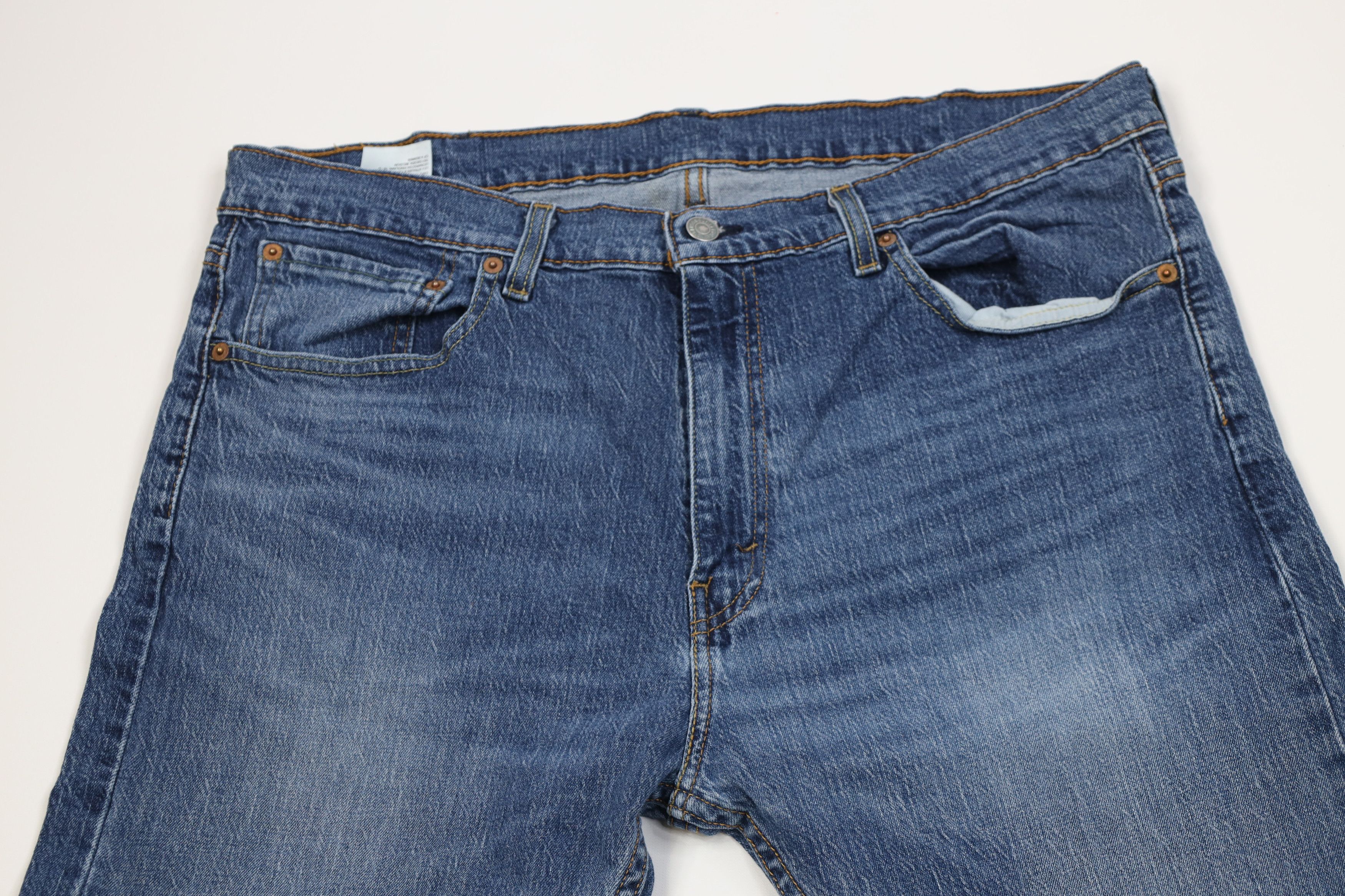 Levi's Vintage Y2K Levis 505 Regular Fit Straight Leg Jeans Blue Size US 38 / EU 54 - 2 Thumbnail