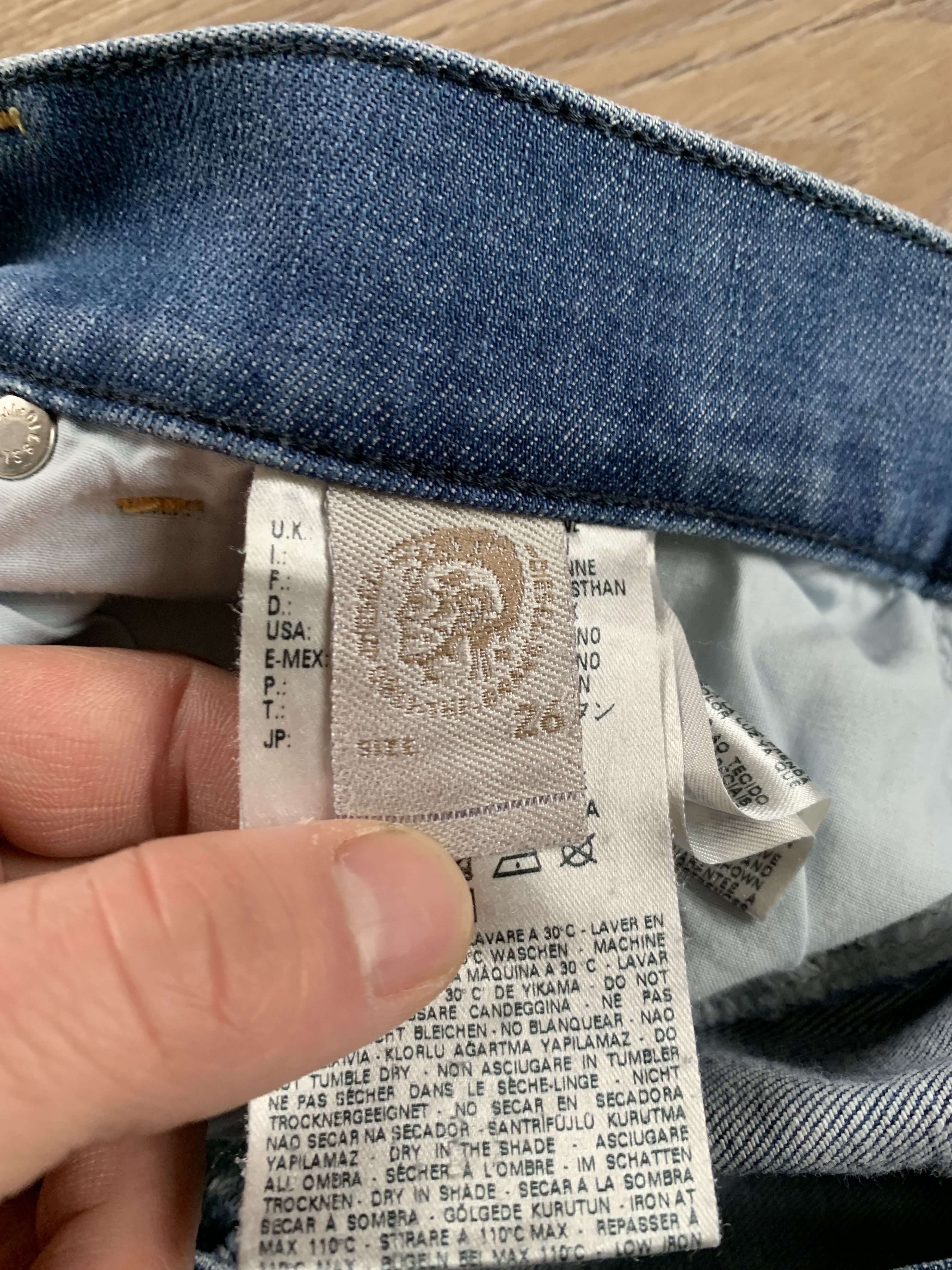 Diesel × Vintage Vintage Diesel Getlegg Slim Skinny Stretch Womens Jeans Size 26" / US 2 / IT 38 - 9 Thumbnail