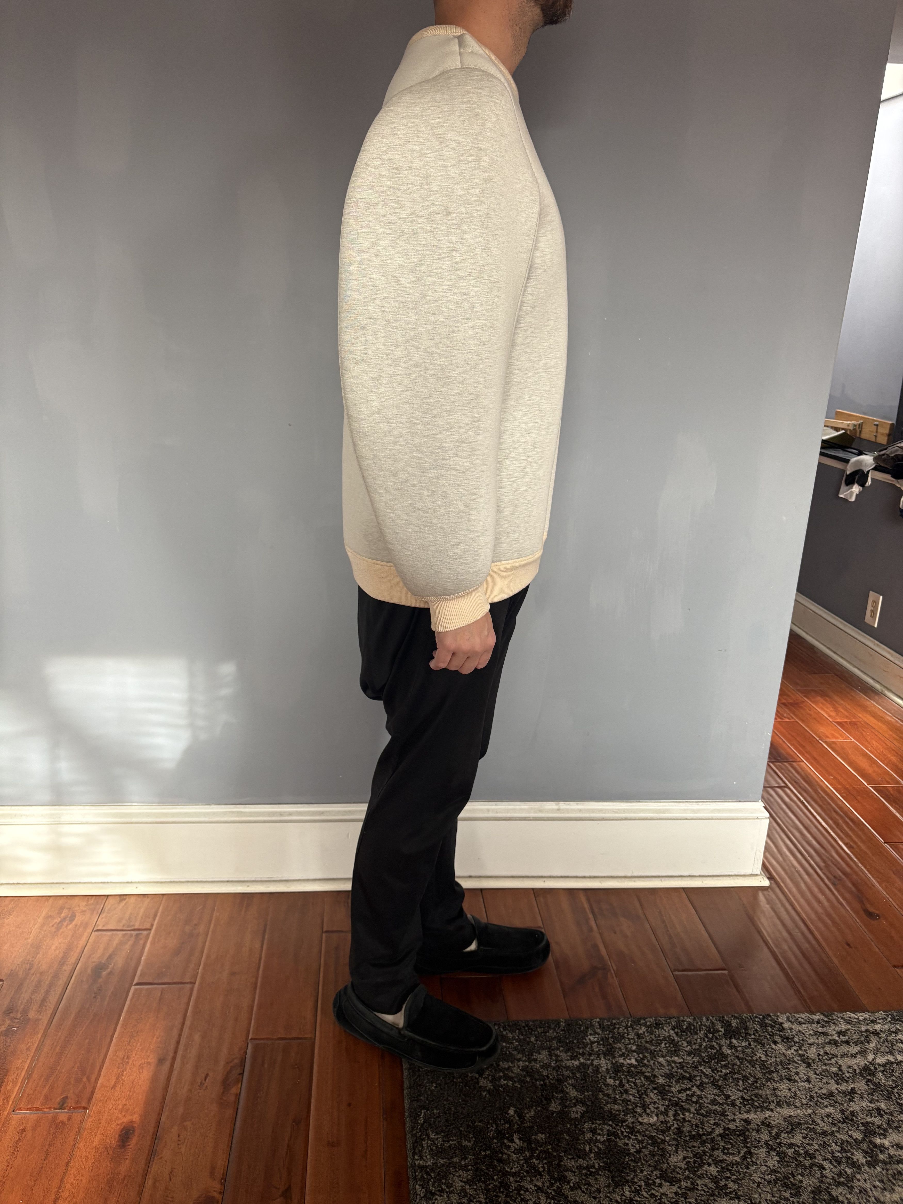 Maison Margiela Neoprene-style grey sweatshirt Size US M / EU 48-50 / 2 - 4 Thumbnail