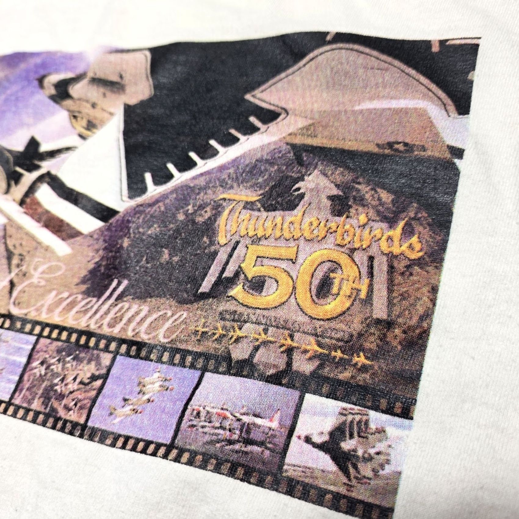 Gildan VINTAGE Thunderbirds Military Planes 50th Anniversary T-Shirt Men’s Size XL Size US XL / EU 56 / 4 - 3 Thumbnail