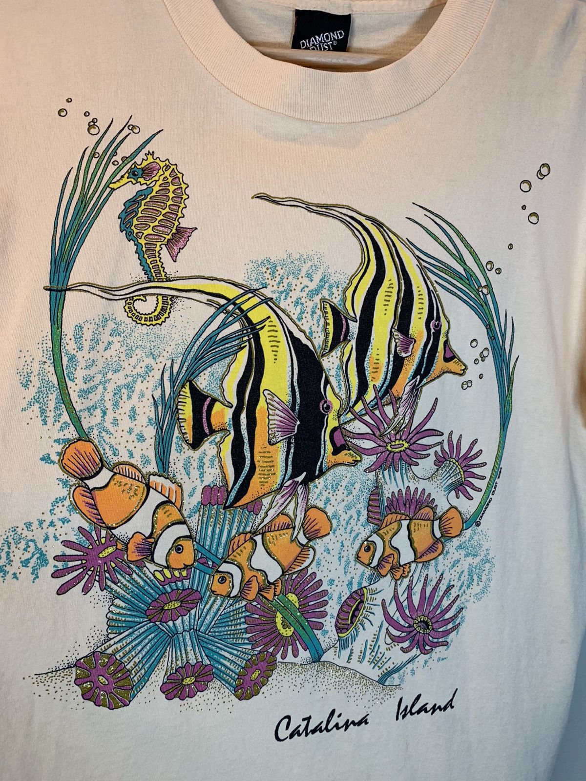 Vintage *RARE* Vintage Catalina Island Aquatic Single Stitch T-Shirt Size US M / EU 48-50 / 2 - 2 Thumbnail