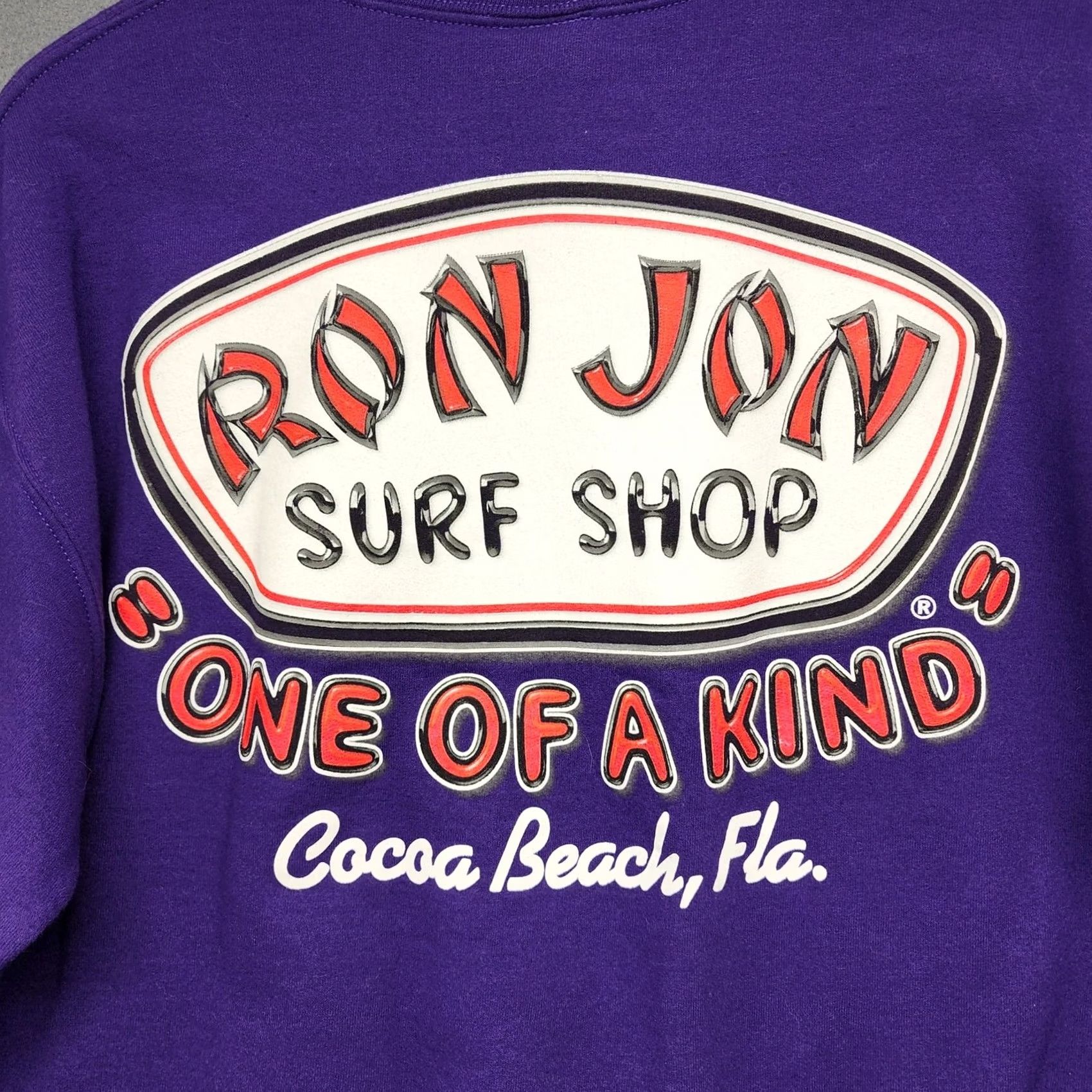 Ron Jon Surf Shop Ron Jon Surf Shop Cocoa Beach, FL Mens Sweatshirt Medium Purple Crewneck Size US M / EU 48-50 / 2 - 3 Thumbnail