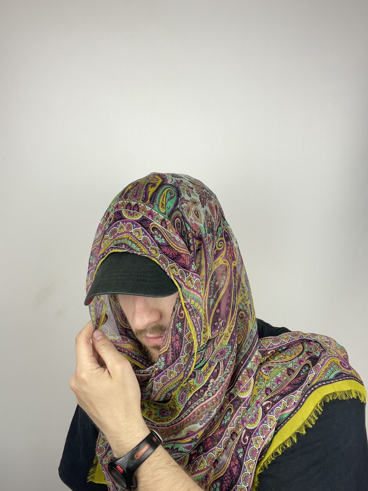 Etro × Vintage Vintage scarf Etro wmns Size ONE SIZE - 2 Thumbnail