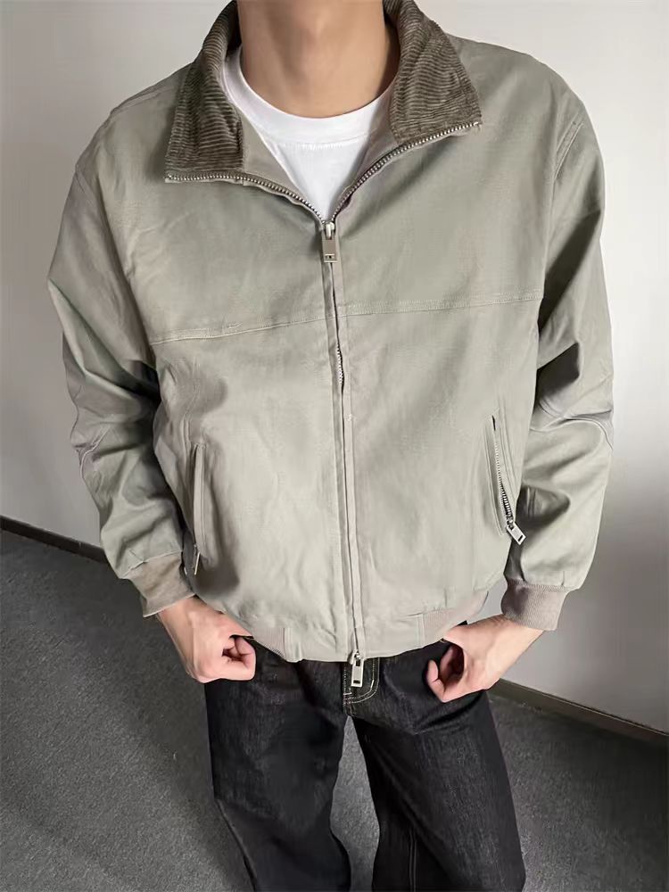 Japanese Brand × Vintage Double Zip Baseball Jacket Aviator Jacket Short Coat Size US M / EU 48-50 / 2 - 5 Thumbnail