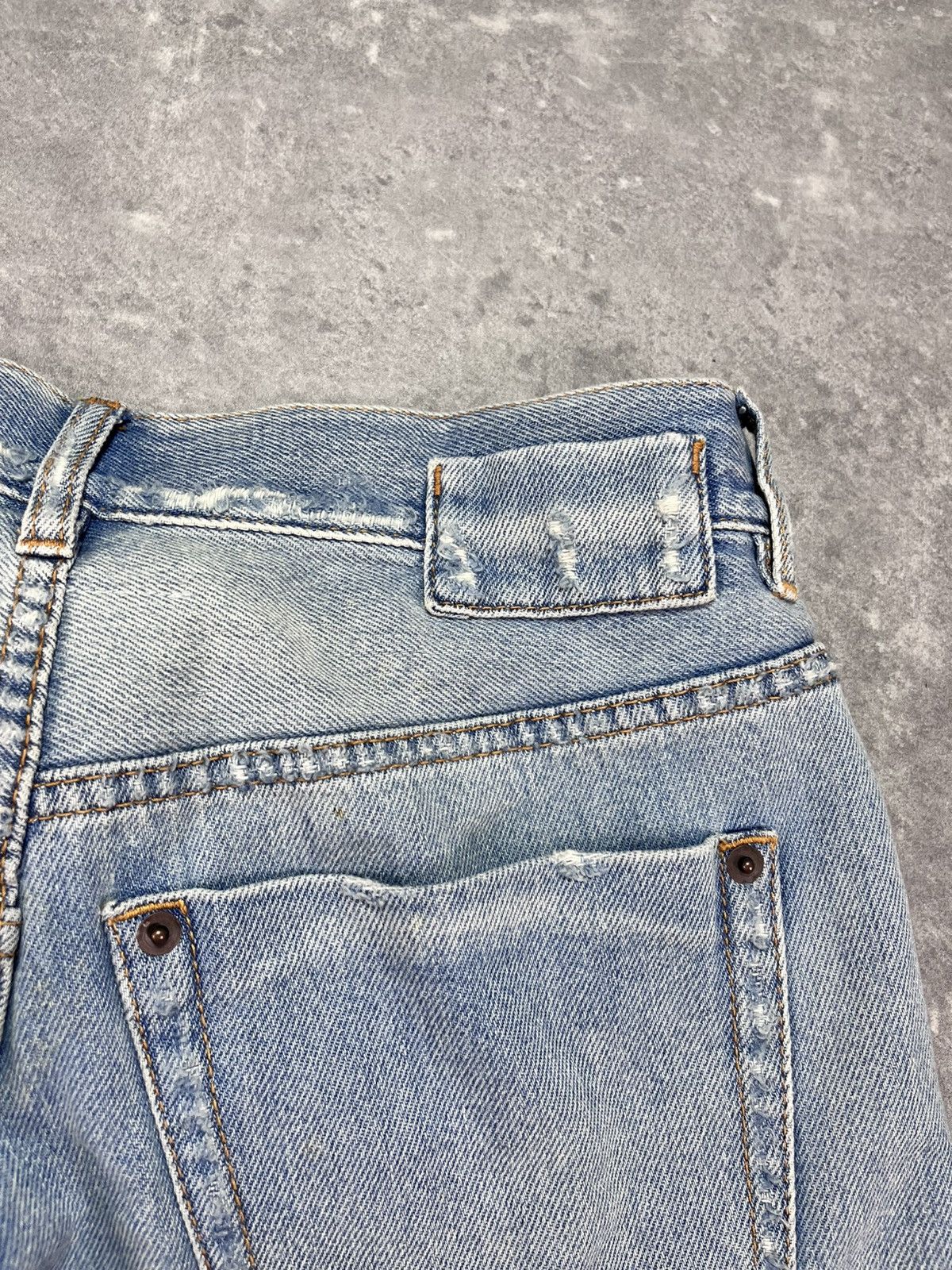 Maison Margiela SS17 MM6 Presentation Folded Cropped Flared Fit Jeans 40 Size 27" / US 4 / IT 40 - 16 Thumbnail