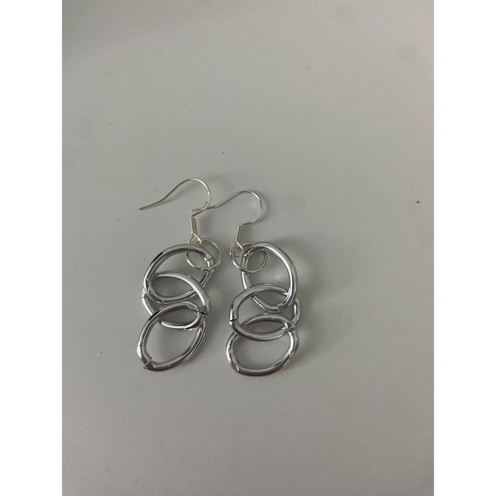 Other Chain link earrings silver tone Size ONE SIZE - 4 Thumbnail
