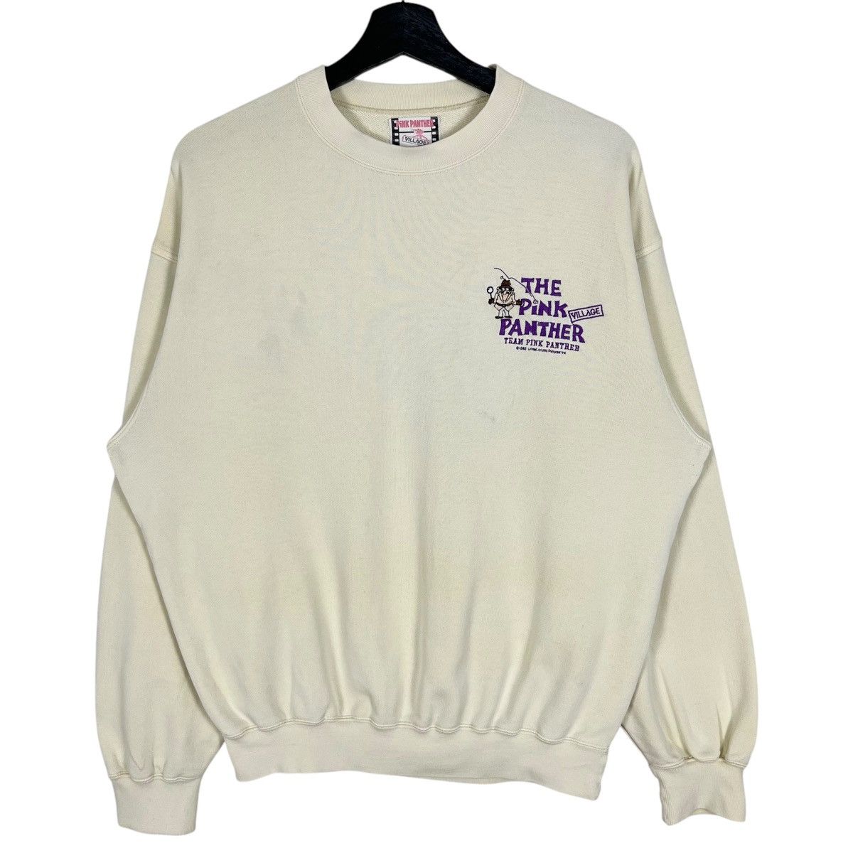 Cartoon Network × Vintage Vintage 1989 The Pink Panther Sweatshirt Size US L / EU 52-54 / 3 - 1 Thumbnail