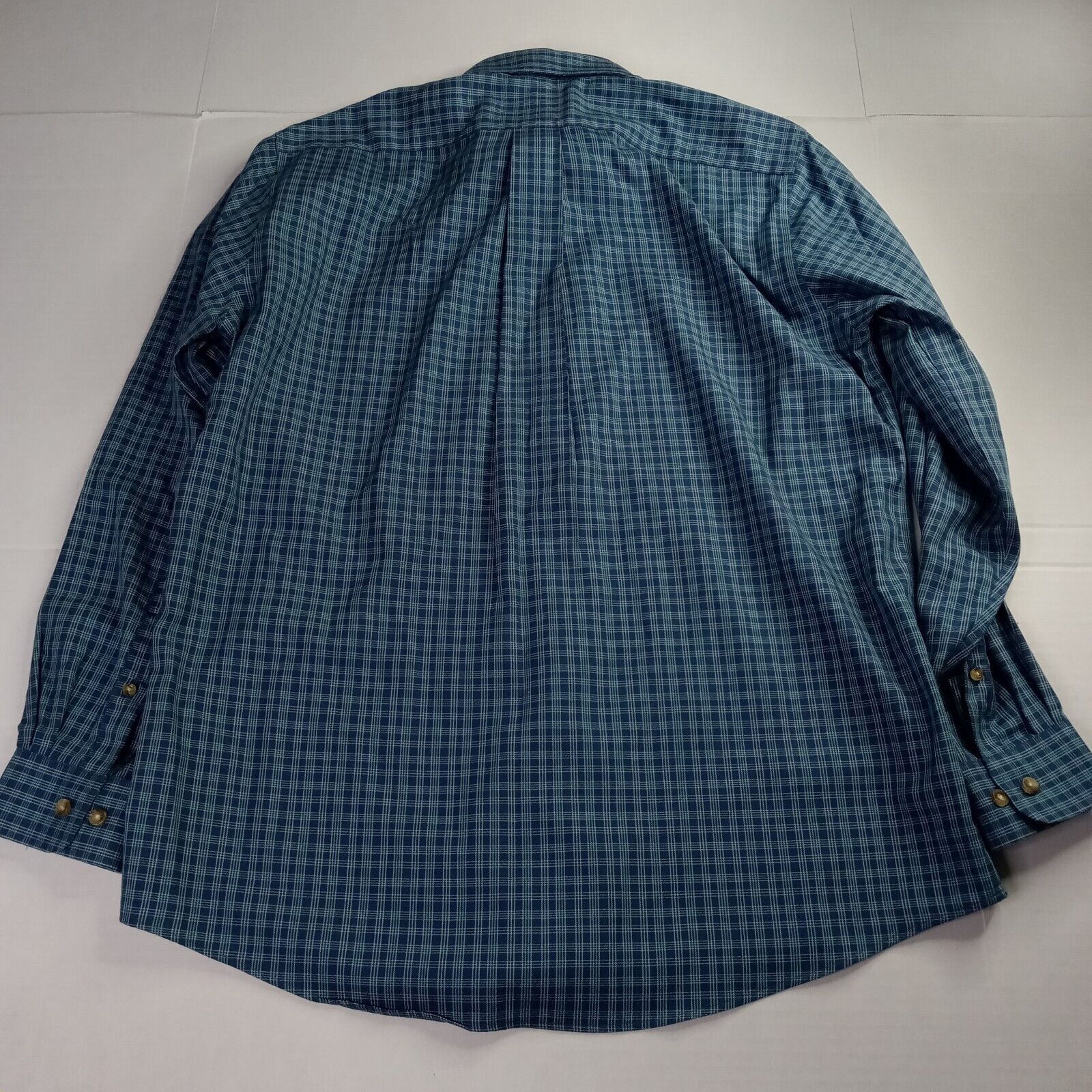 L.L. Bean L.L. Bean Traditional Fit Shirt Men's M Blue Green Check Size US M / EU 48-50 / 2 - 8 Thumbnail