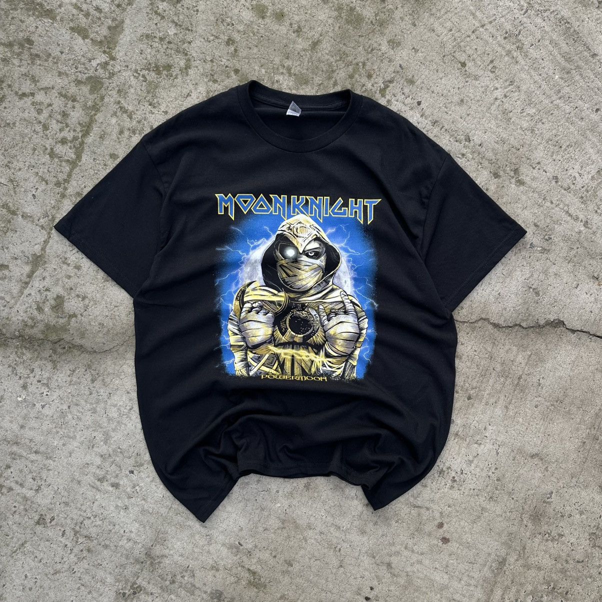 Iron Maiden VTG Iron Maiden Heavy Metal T-shirts Big Logo Moon Knight Size US L / EU 52-54 / 3 - 1 Thumbnail