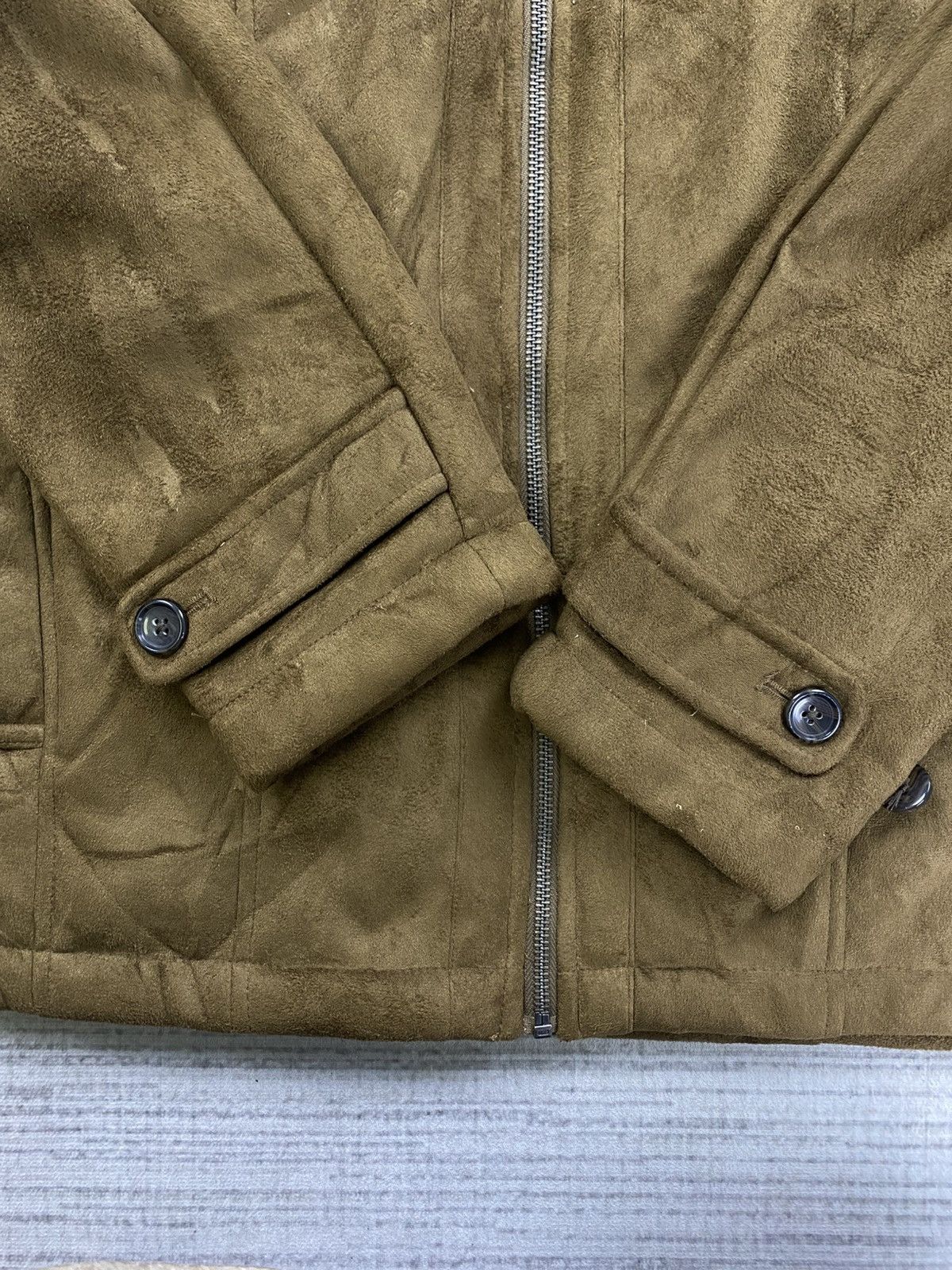 If Six Was Nine 🔥Louis Chavlon Faux Fur Hoodie Suede Leather Jacket Size US M / EU 48-50 / 2 - 10 Thumbnail