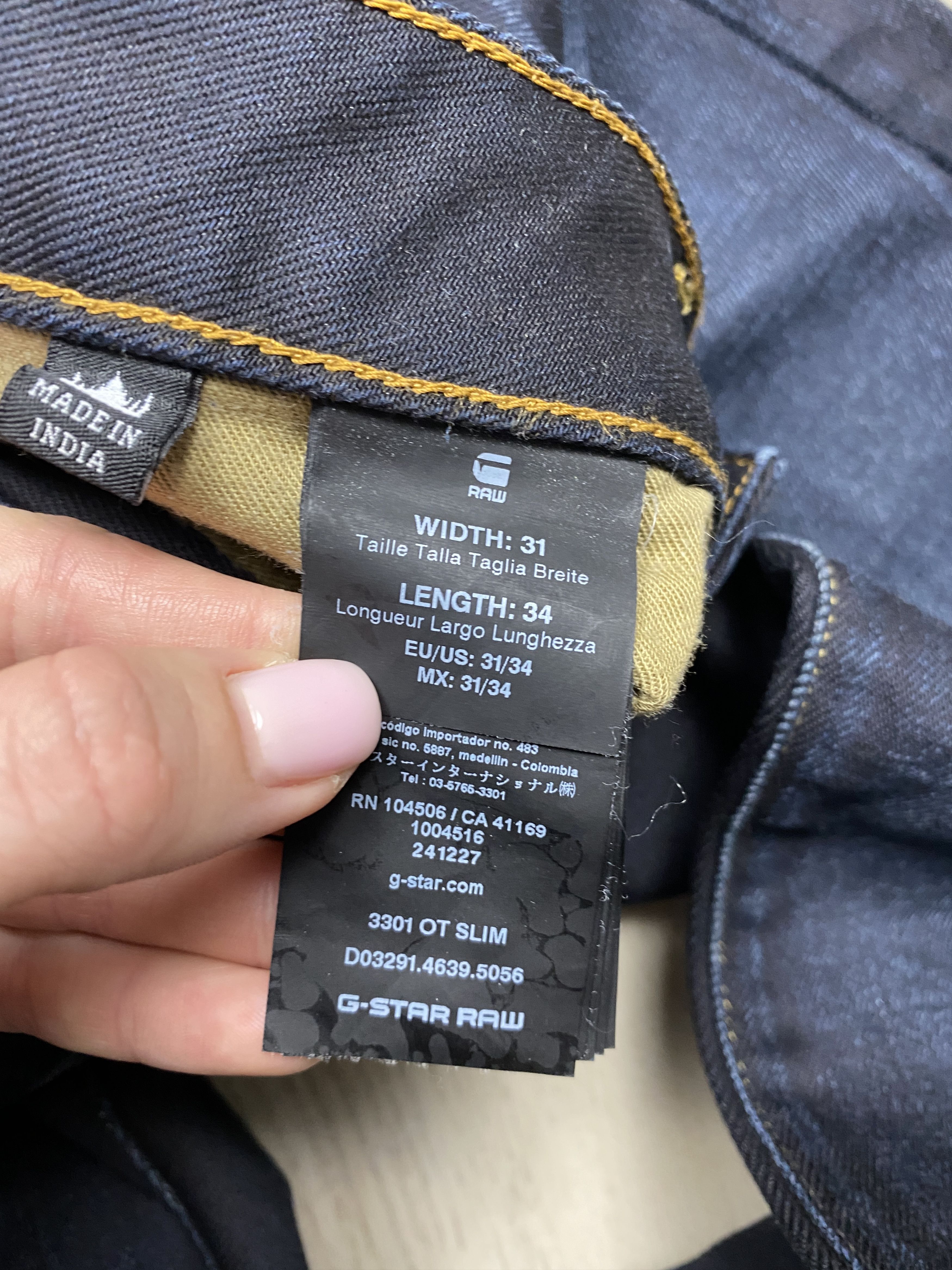 G-Star G Star Raw Vintage Mens Denim Pants Jeans Size US 31 - 3 Thumbnail