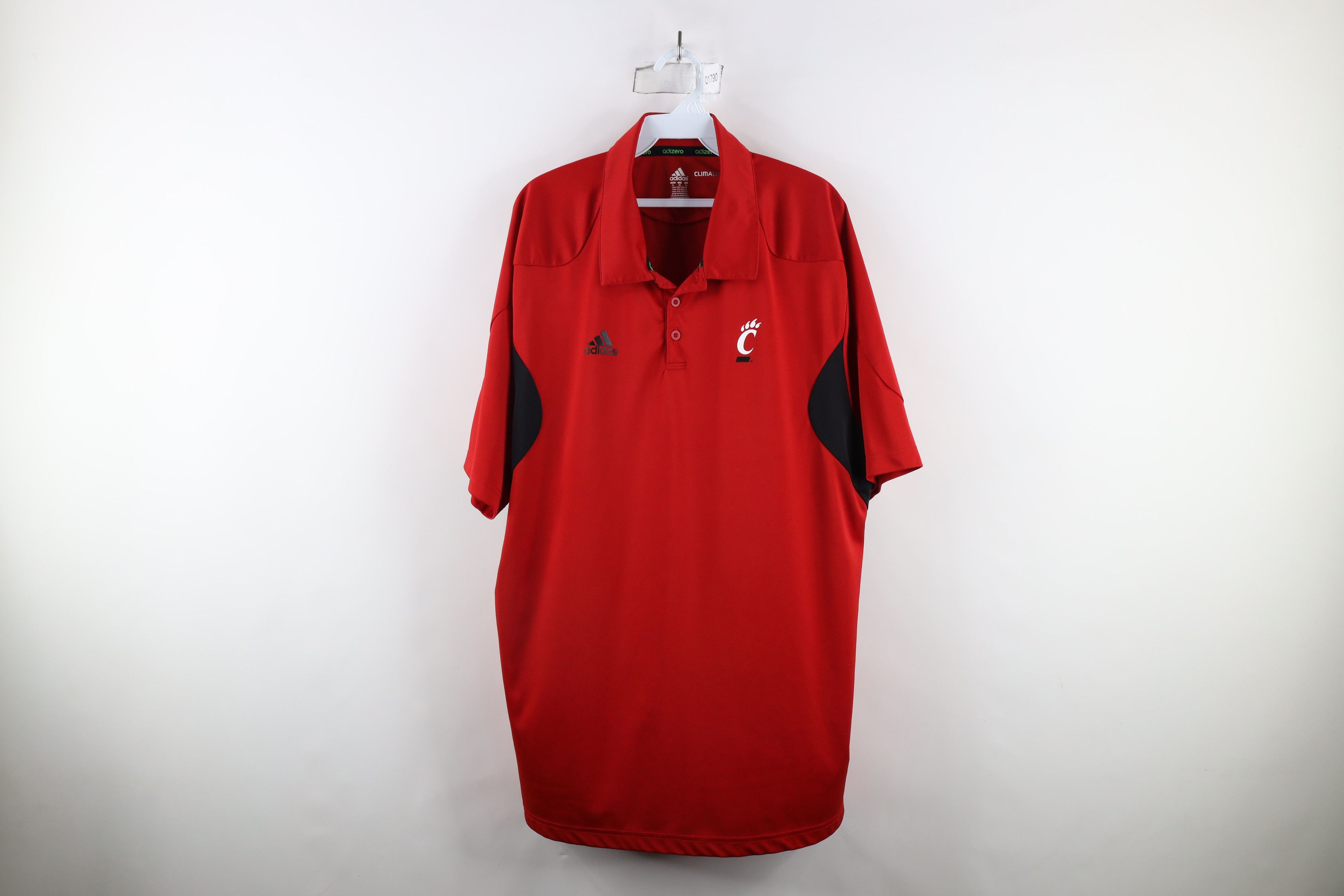 Adidas × Vintage Adidas University of Cincinnati Football Polo Shirt Red Size US XL / EU 56 / 4 - 1 Thumbnail