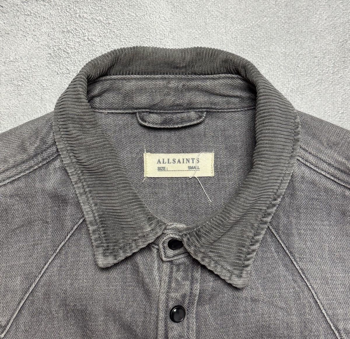 Allsaints AllSaints Glazer LS Button Up Long Sleeve Shirt Overshirt Size US S / EU 44-46 / 1 - 6 Thumbnail