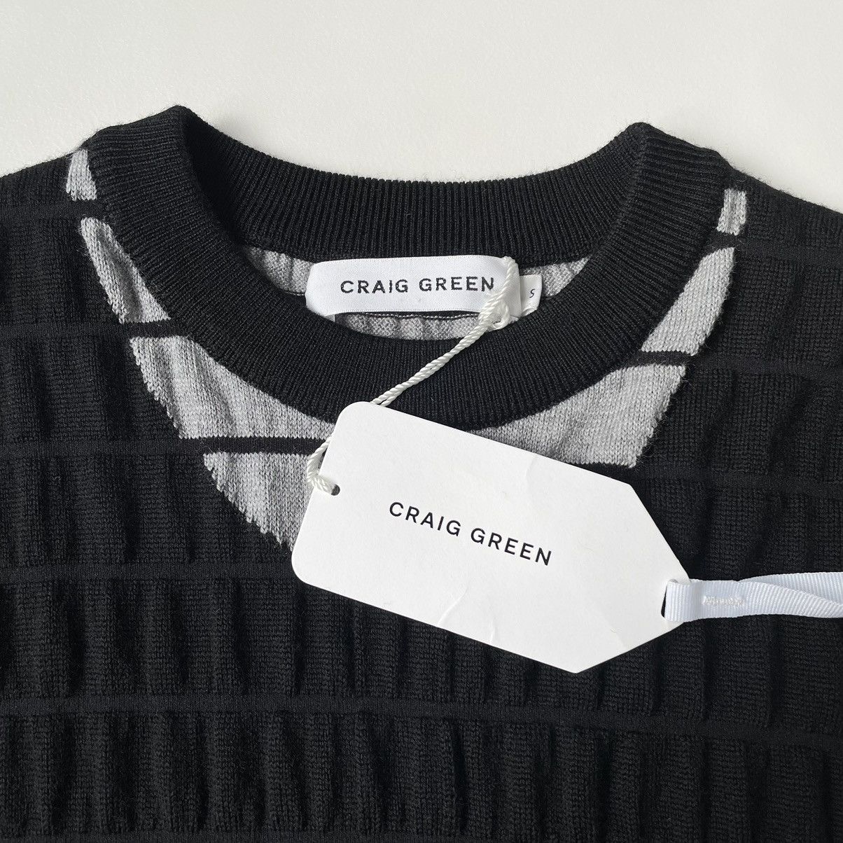 Craig Green Crinkle Wool Body Armour Panelled Sweater Size US S / EU 44-46 / 1 - 4 Thumbnail