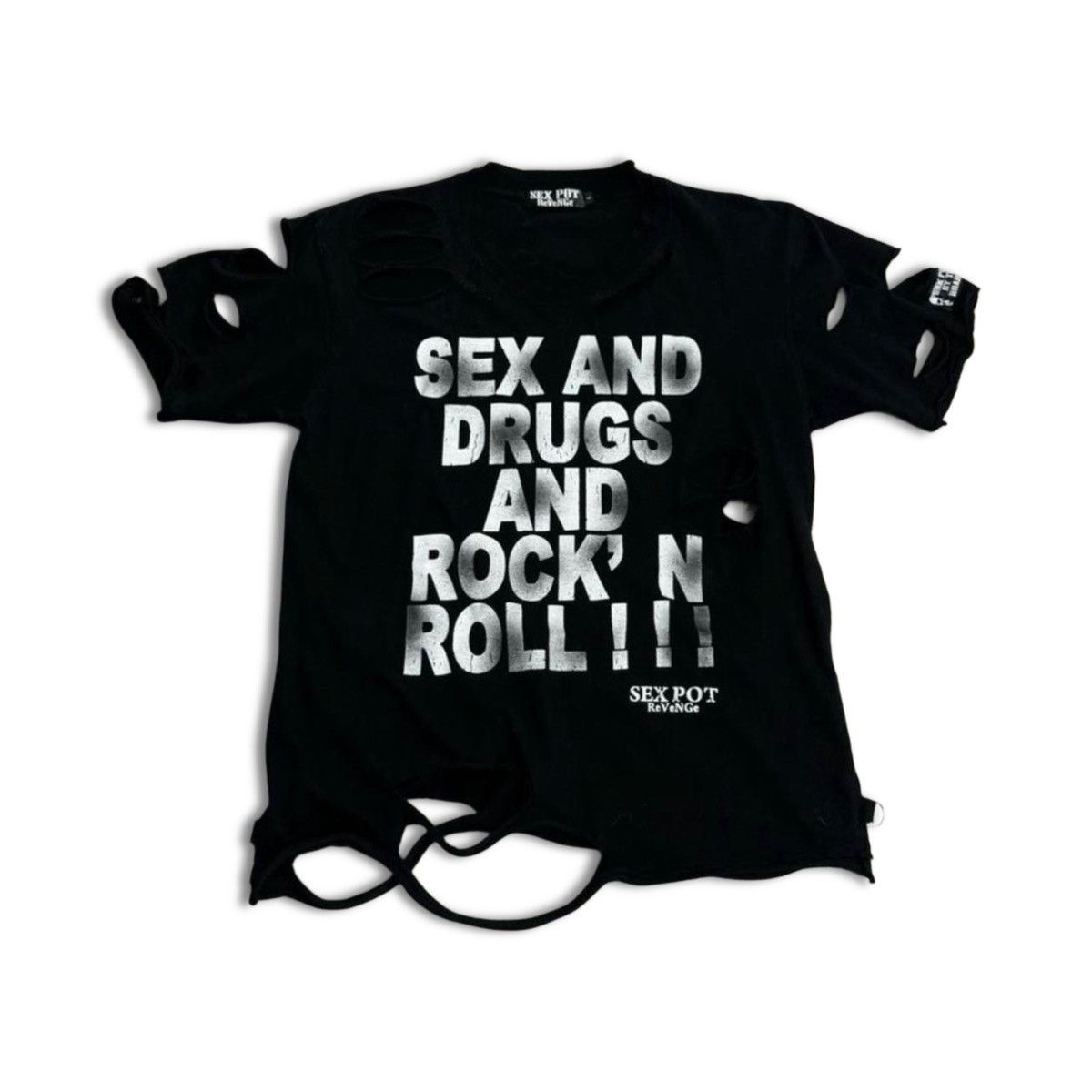 Sex Pot ReVeNGe Sex Pot Revenge Distressed Graphic Shirt Size US L / EU 52-54 / 3 - 5 Thumbnail