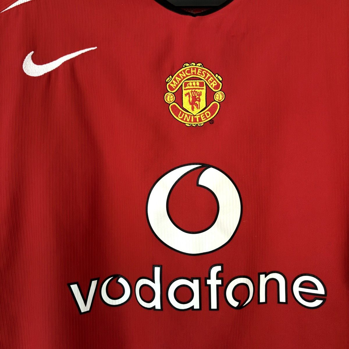 Nike × Vintage 2004 2005 Manchester United Nike Vintage Home Soccer Jerseg Size US XL / EU 56 / 4 - 4 Thumbnail