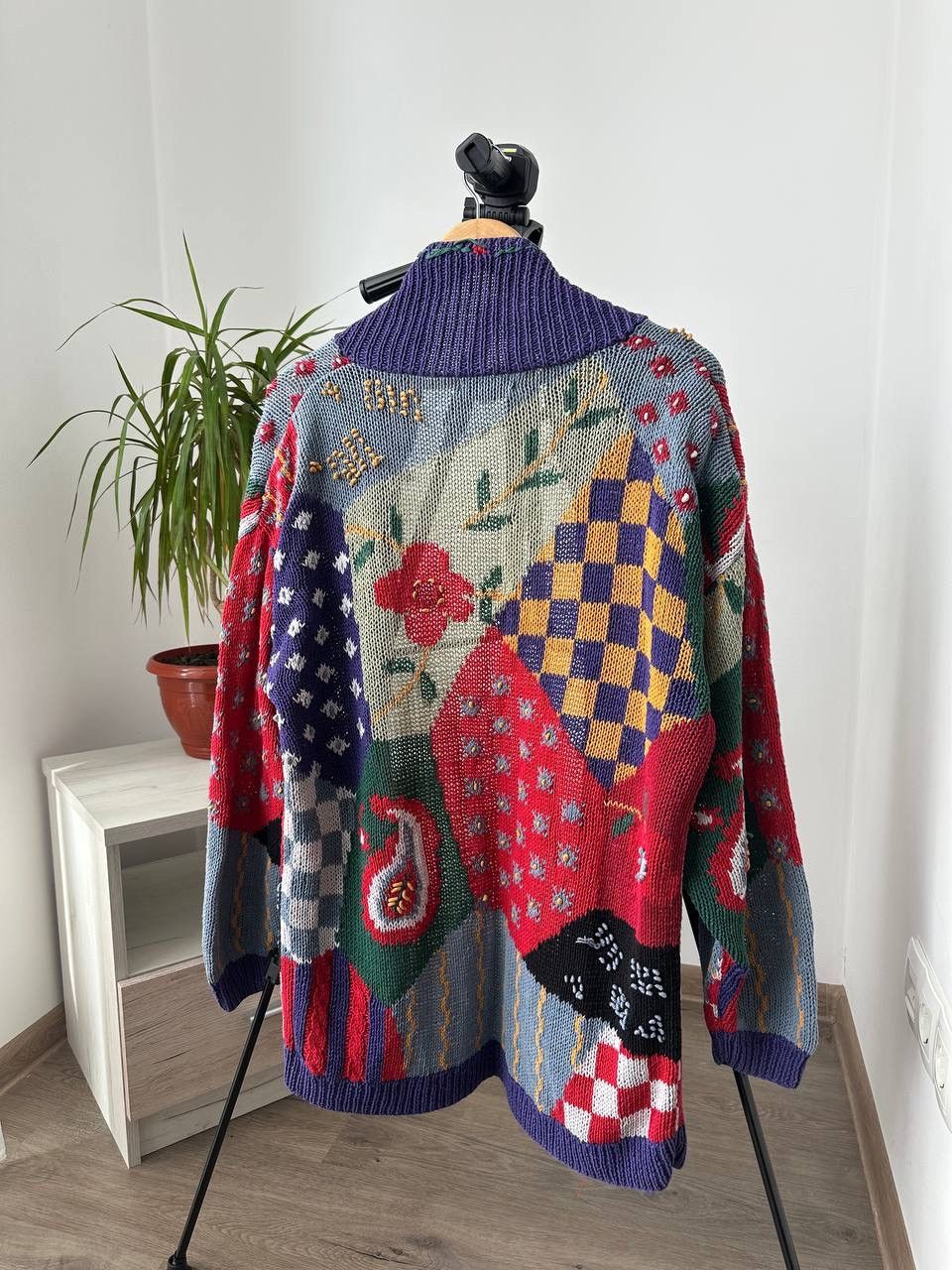 Japanese Brand × Vintage Vintage Japanese Cardigan Distressed Knit Vanessa. A Sweater Size US XL / EU 56 / 4 - 23 Thumbnail