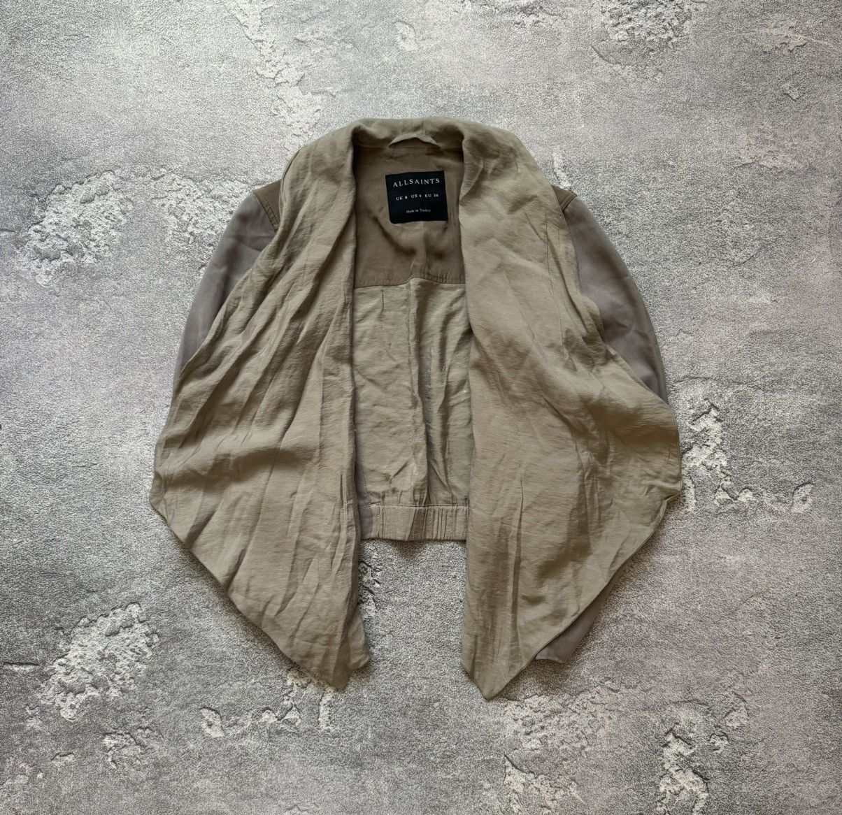 Allsaints × Vintage Allsaints US4 EU36 Kwar jacket knit cardigan sweater cape Size S / US 4 / IT 40 - 10 Thumbnail