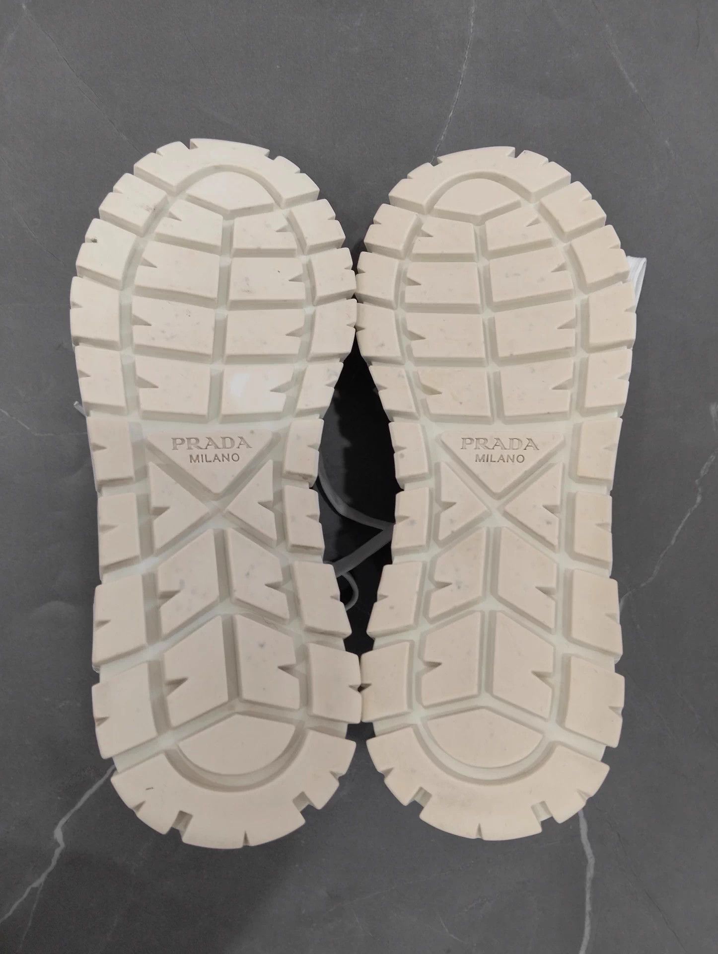Prada Prada Black White Nylon Cracker Platform 35 Size US 4 / IT 34 - 8 Thumbnail