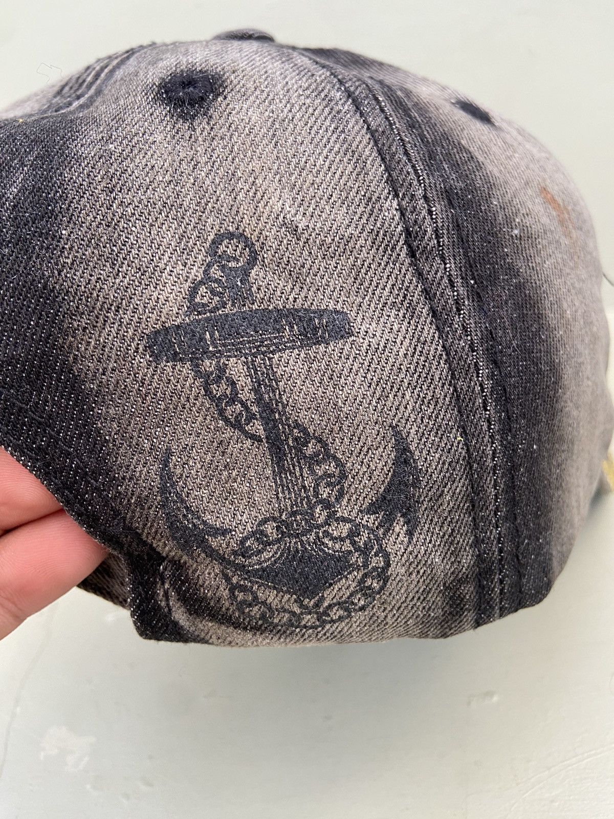 If Six Was Nine 2000s t2cap denim washed cap Size ONE SIZE - 5 Thumbnail