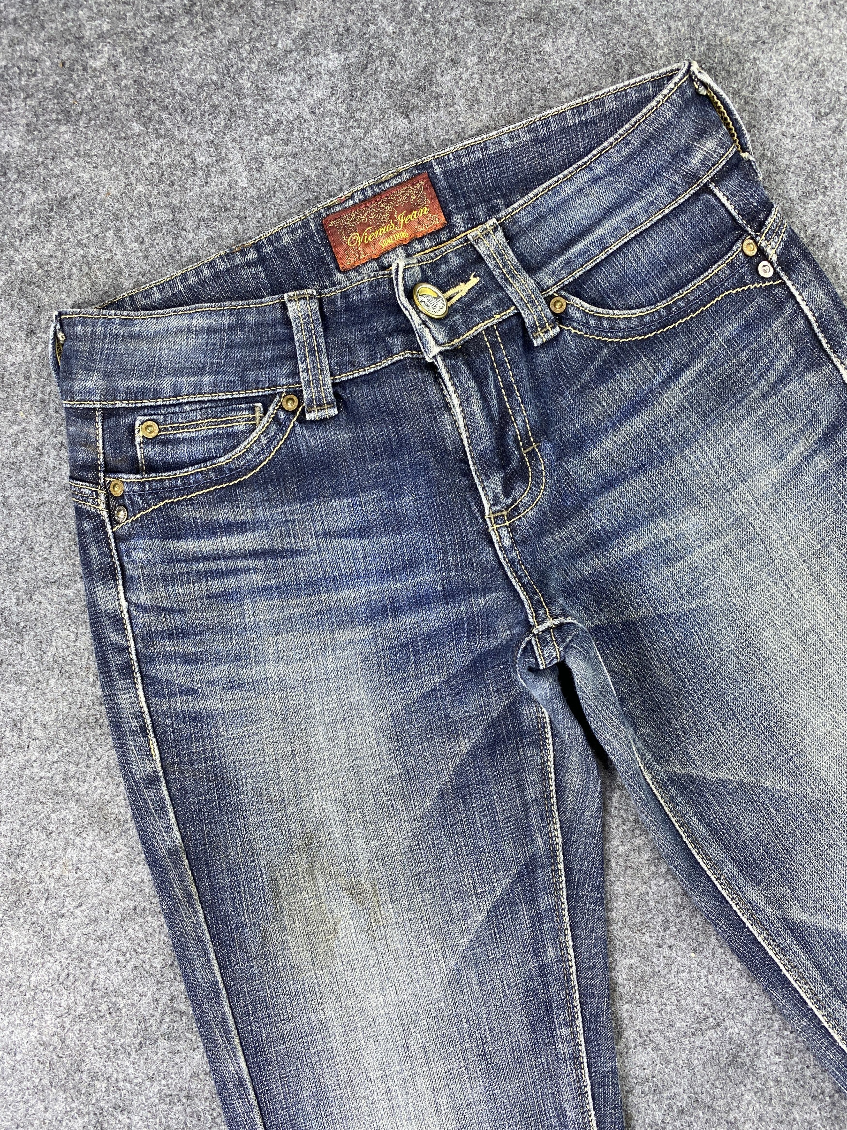 Japanese Brand Vienus Jean by Something Edwin Blue Wash Jeans - J1077 Size 27" / US 4 / IT 40 - 5 Thumbnail
