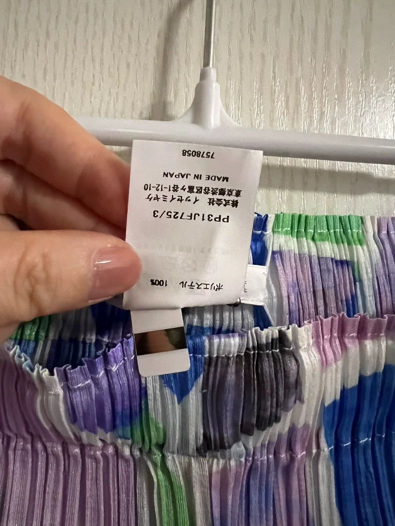 Pleats Please Issey Miyake Issey Miyake size:3 Blue-purple pleated trousers Size 23" - 4 Thumbnail