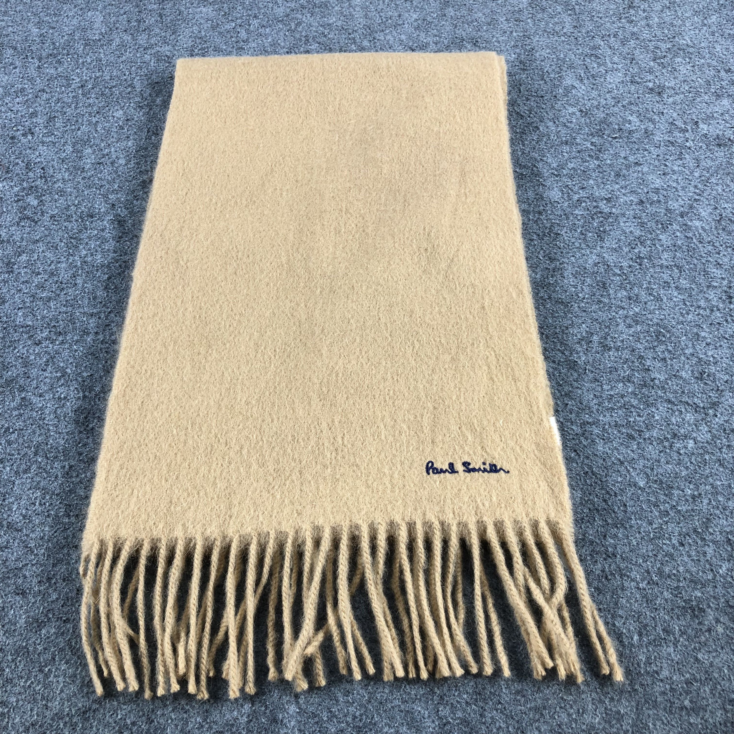Paul Smith Paul Smith Plain Wool Scarf Muffler V636 Size ONE SIZE - 2 Thumbnail