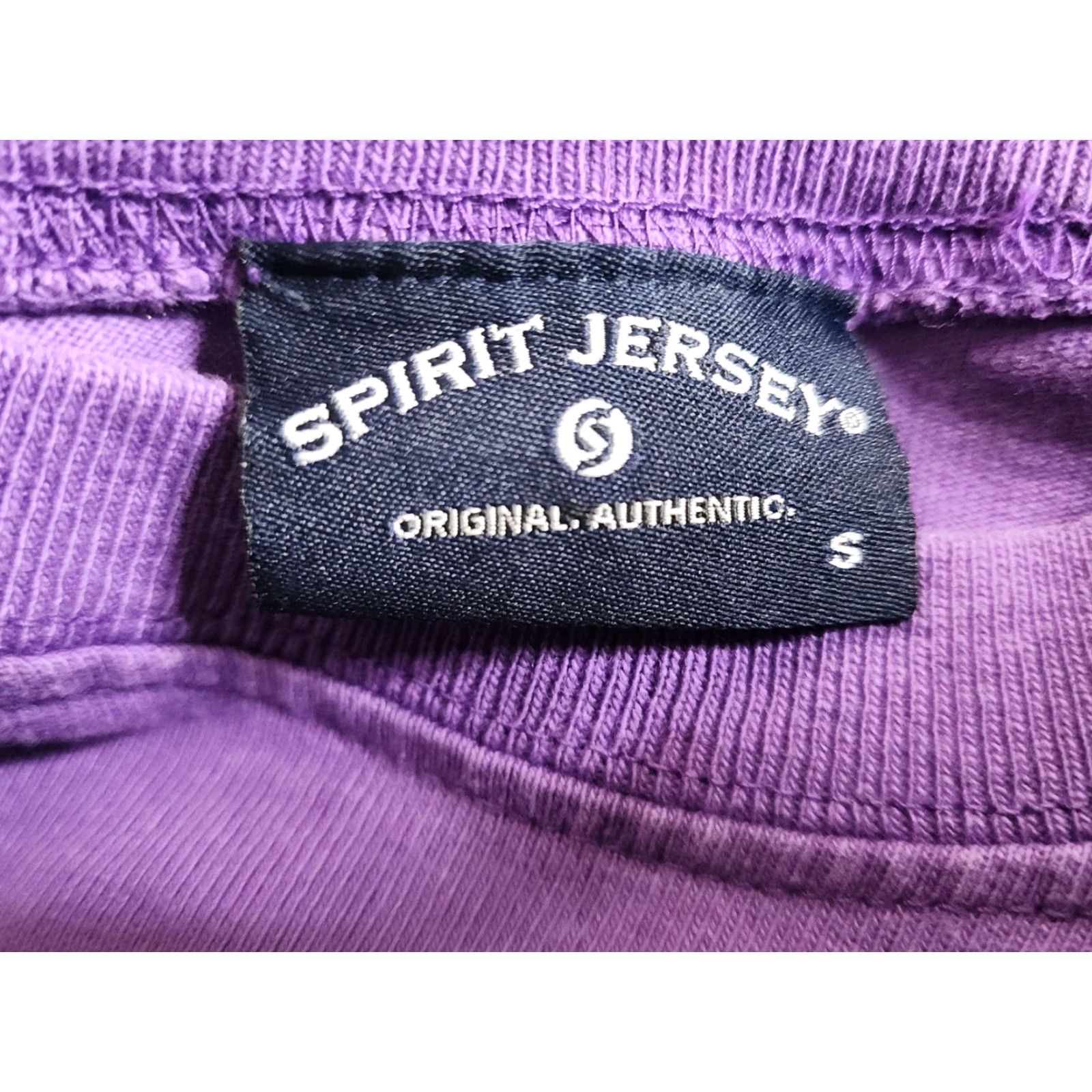 Vintage Womens Spirit Jersey Shirt Mardi Gras Double Sided Spirit Jersey T-Shirt Long Sleeve Crew Neck Purple S Size Mardi Gras Mens? Wait. Size S / US 4 / IT 40 - 4 Thumbnail