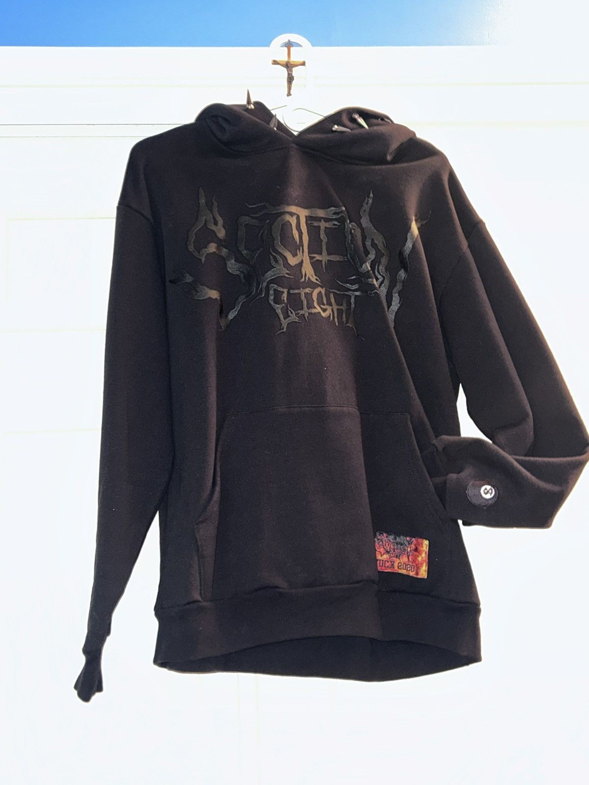 Section 8 Fuck 2020 Spiked Hoodie Size US L / EU 52-54 / 3 - 1 Thumbnail