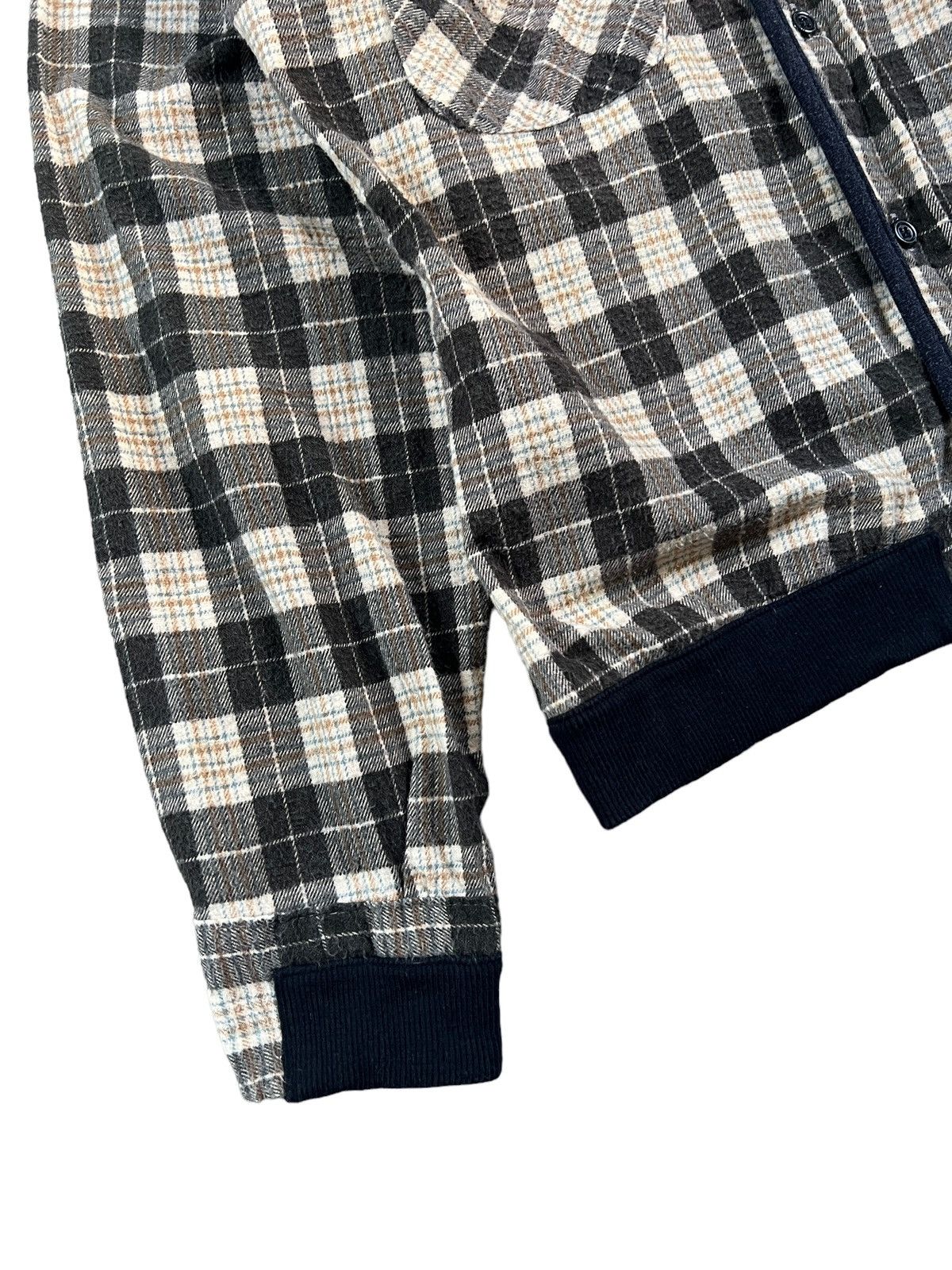 FiveBrother × Vintage Vintage 80s Five Brother Plaid Flannel Work Jacket Size US S / EU 44-46 / 1 - 4 Thumbnail