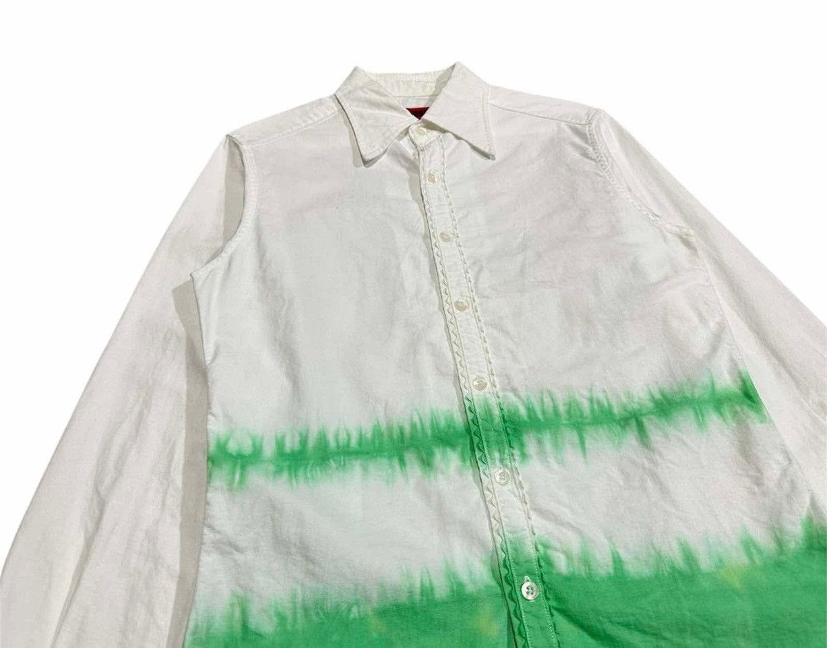 If Six Was Nine × Japanese Brand × Seditionaries 🔥Sick Y2K Edge Rupert Shirt Striped Dye Size US M / EU 48-50 / 2 - 6 Thumbnail