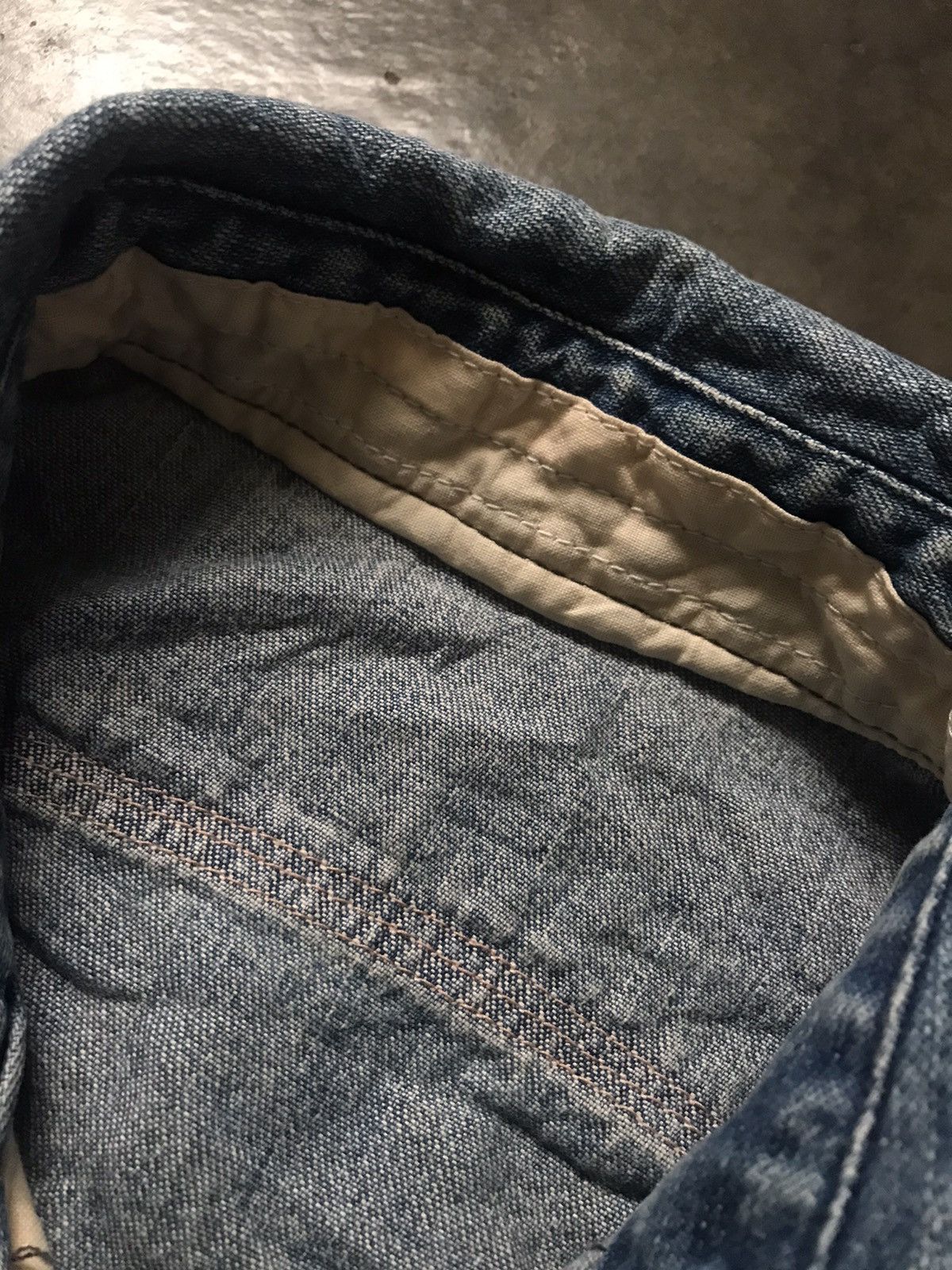 Buzz Rickson's × Indigo Reproduction USN Chambray Work Shirt Size US M / EU 48-50 / 2 - 15 Thumbnail