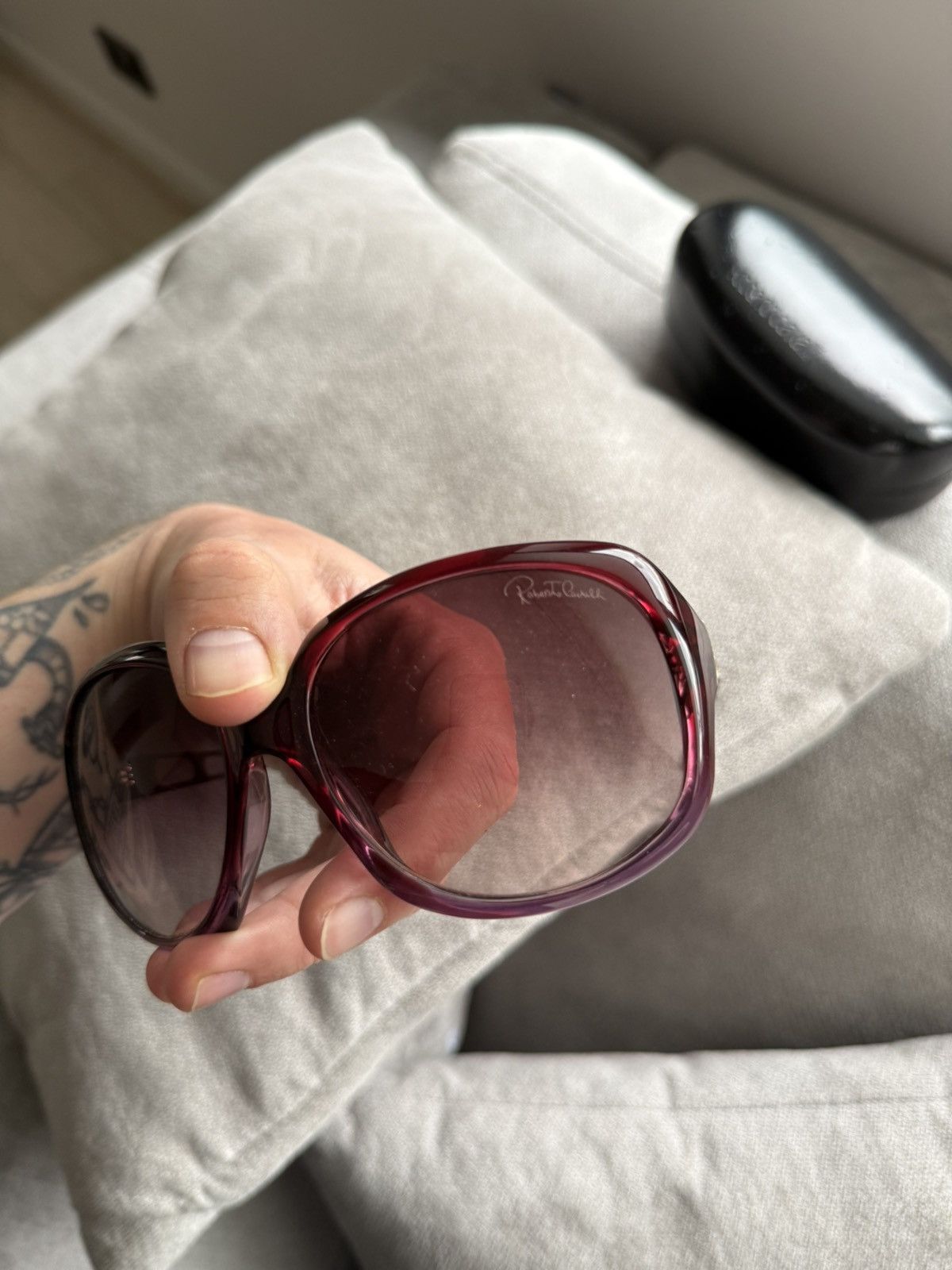 Roberto Cavalli Vintage Roberto Cavalli Cherry Sunglasses Size ONE SIZE - 9 Thumbnail