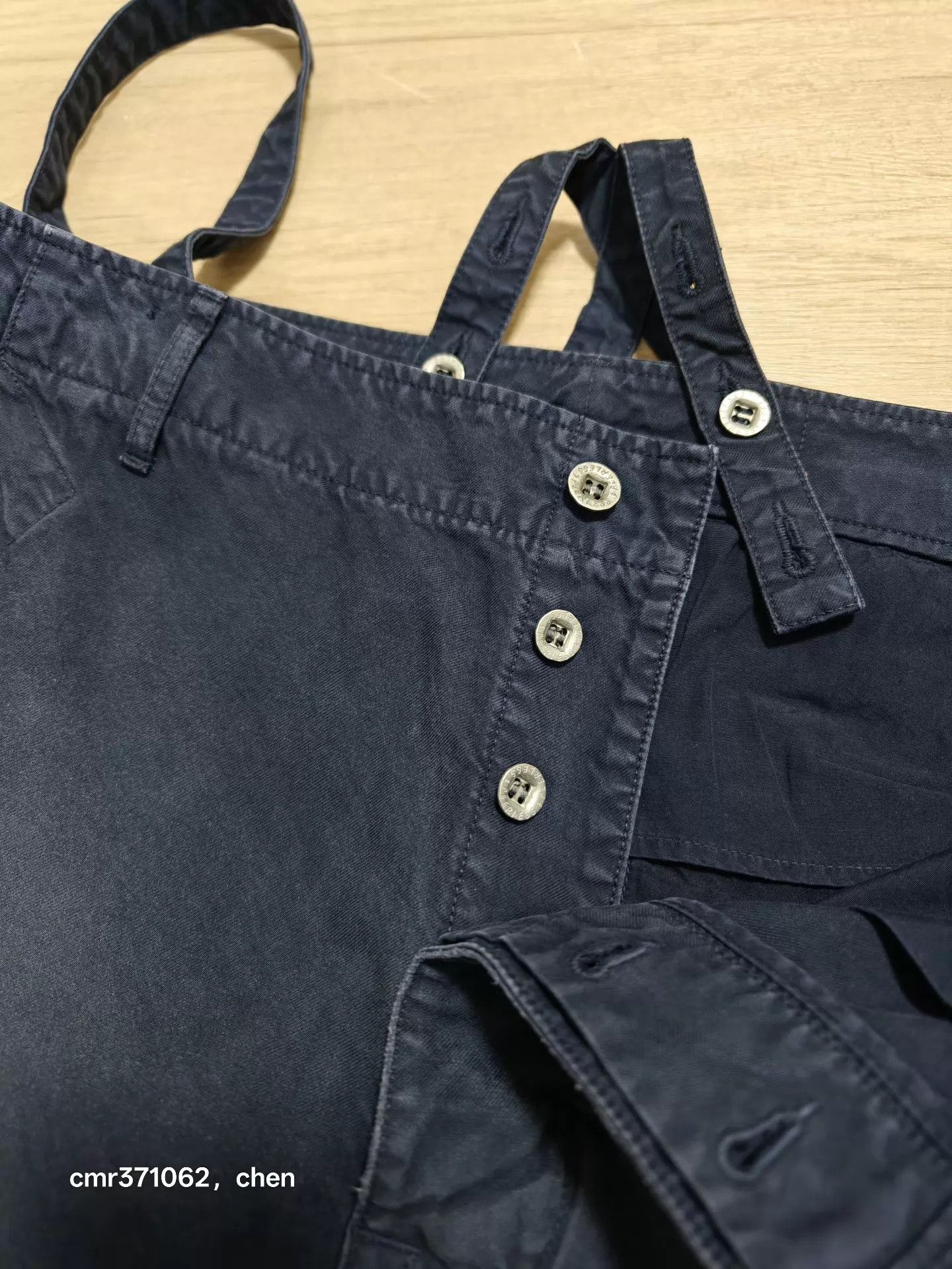 Visvim VISVIM 23SS ALPER BRACES CHINO CRASH Navy 2 Chinos Size US 32 / EU 48 - 6 Thumbnail