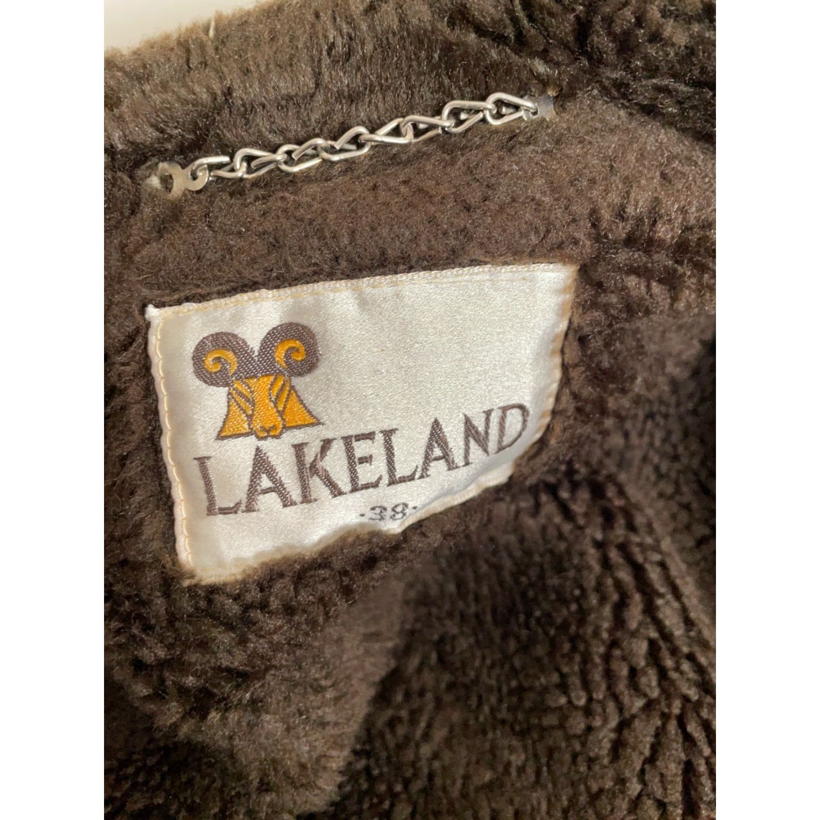 Marlboro VINTAGE Lakeland Coat Men 38 Light Brown Faux Fur Lined Rancher 70s 80s Retro Western Parka Mens Size US XXS / EU 40 - 3 Thumbnail