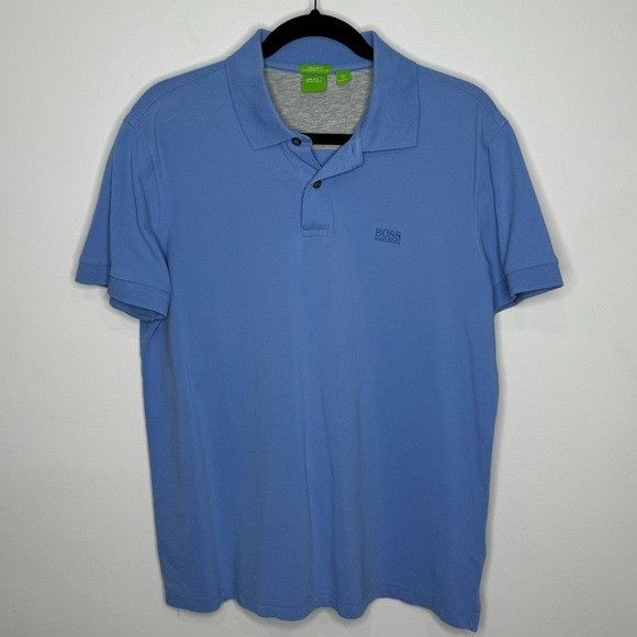 Hugo Boss Hugo Boss Men's C-Firenze Regular Fit Knitted Pique Polo Lig Size US M / EU 48-50 / 2 - 1 Thumbnail
