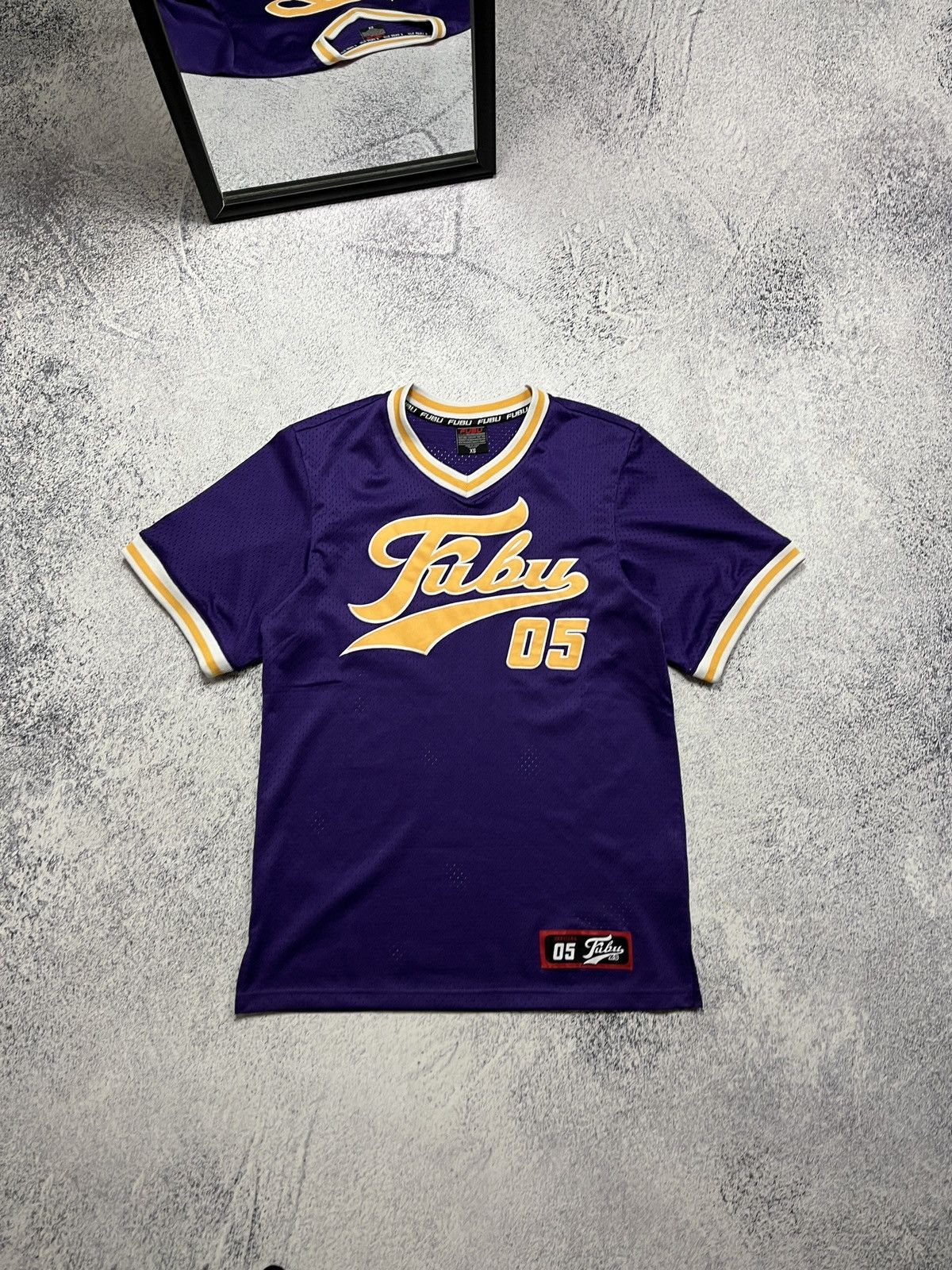 Fubu Vintage FUBU The Collection 05 Logo Rap Jersey Tee Hip Hop Size US S / EU 44-46 / 1 - 1 Thumbnail