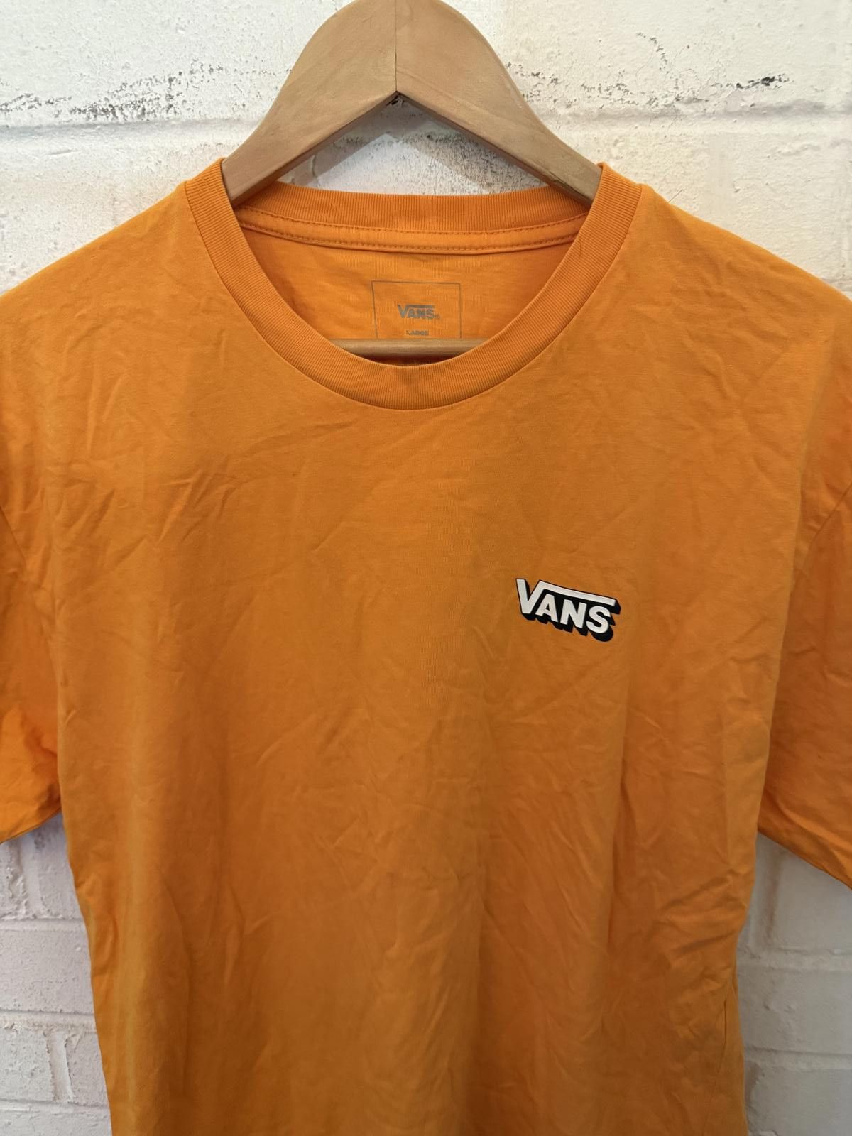 Vans Vans Orange Checkered Logo T-Shirt Mens Size Large Size US L / EU 52-54 / 3 - 2 Thumbnail