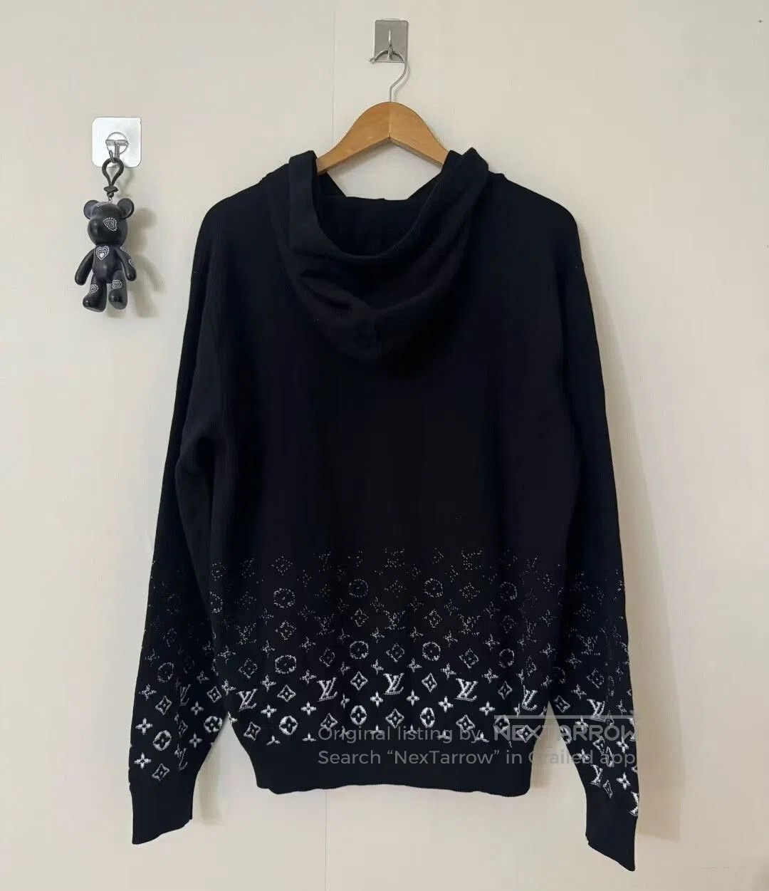 Louis Vuitton LV New Black White Gradient Monogram Sweater Hoodie. Size US L / EU 52-54 / 3 - 2 Thumbnail