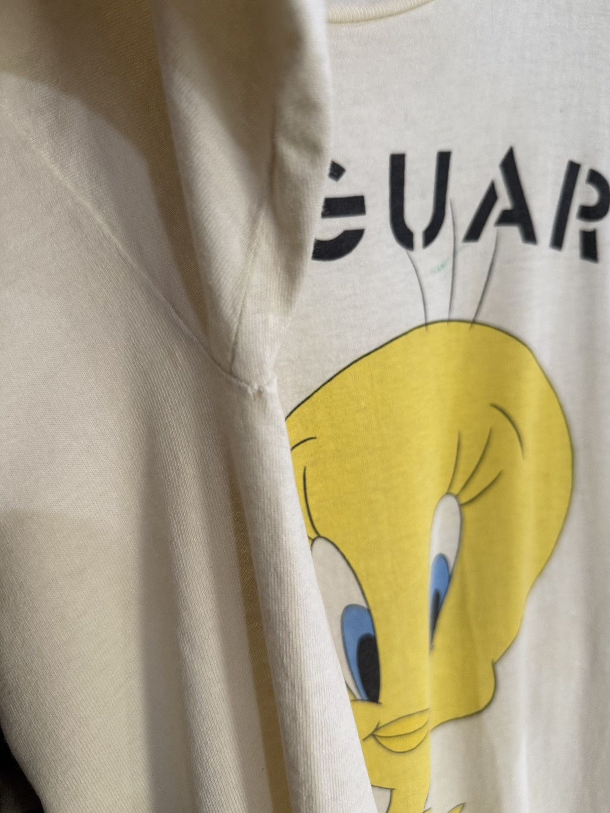 Cartoon Network × Vintage Thrashed Vintage 90s Tweety Lifeguard Warner Bros Faded Tee Size US XL / EU 56 / 4 - 13 Thumbnail
