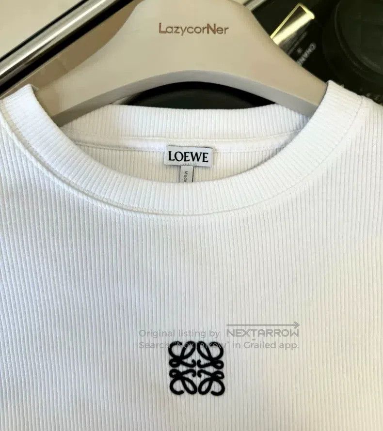 Loewe LOEWE Anagram Embroidered Logo Long Sleeve Size US M / EU 48-50 / 2 - 2 Thumbnail