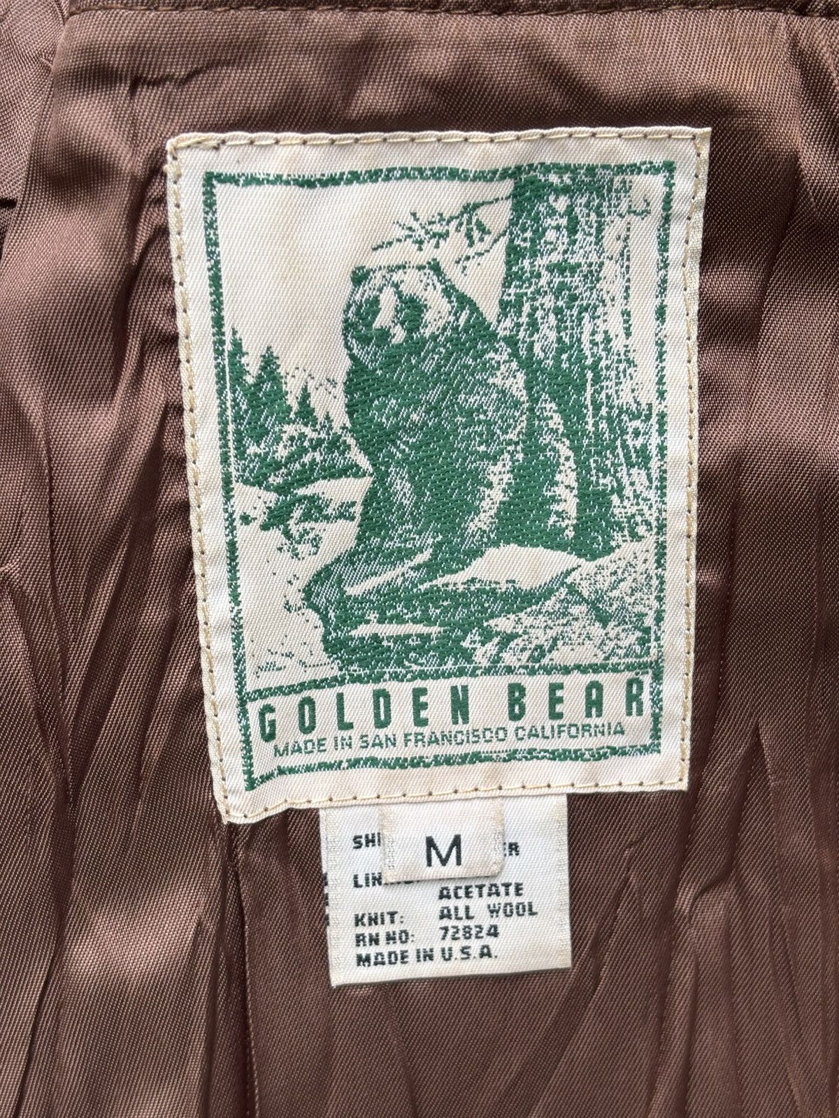 Golden Bear 1980s Golden Bear Cognac Bomber Leather Jacket Size US XL / EU 56 / 4 - 18 Thumbnail