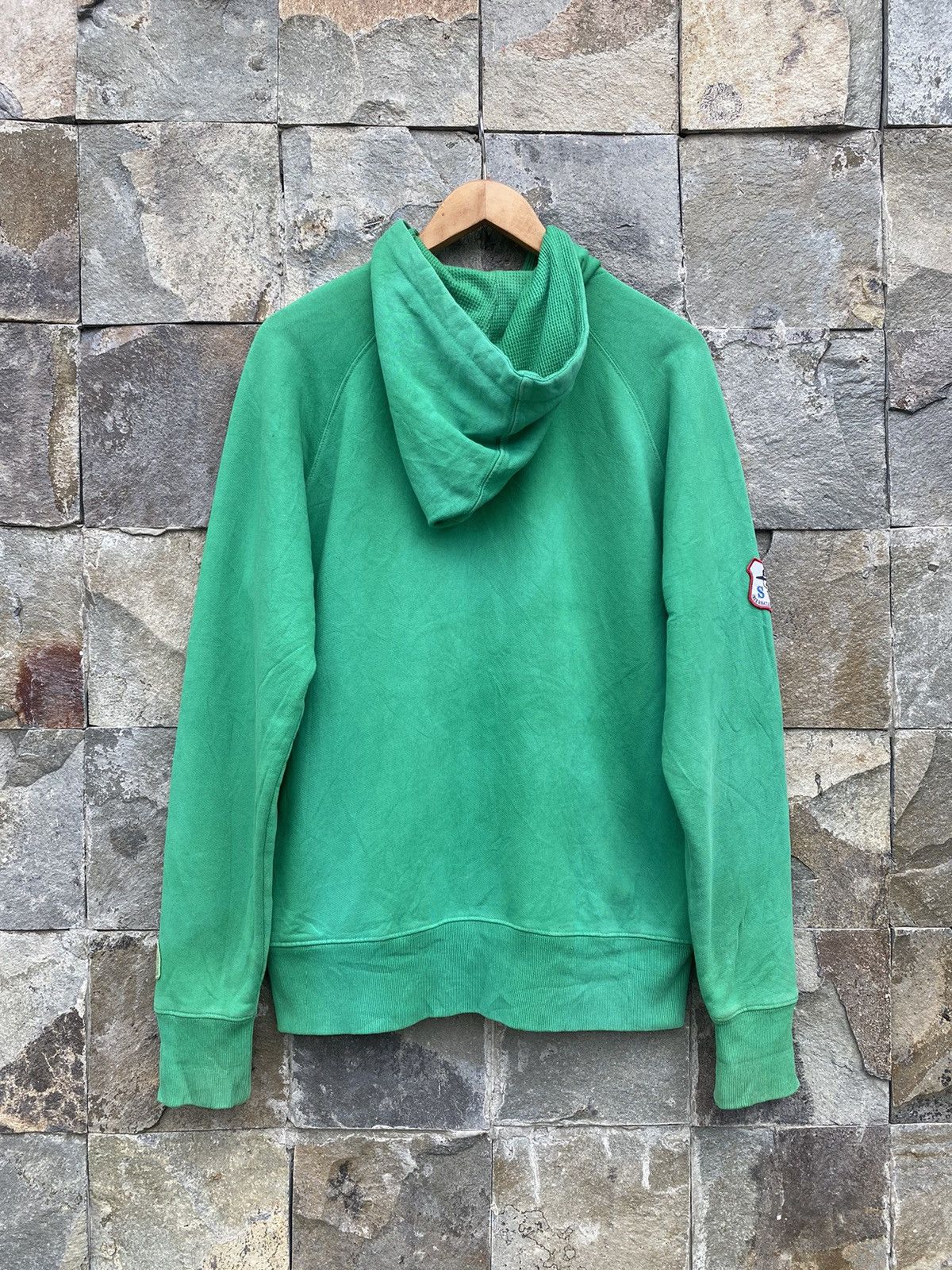 Stussy Vintage Stussy Patch Thermal Zipp Hoodie Size US M / EU 48-50 / 2 - 2 Thumbnail