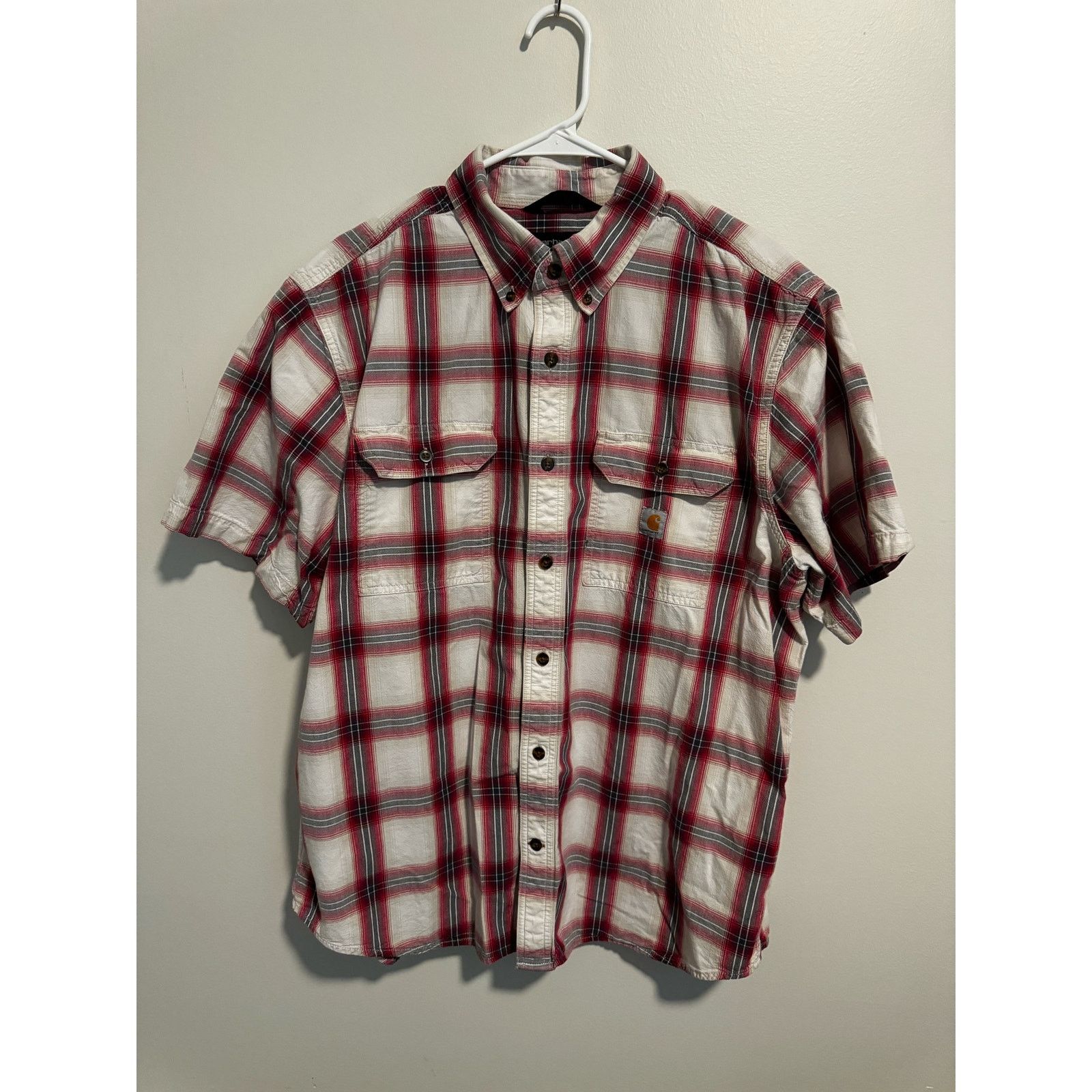 Carhartt Carhartt Plaid Short Sleeve T-Shirt Size US XL / EU 56 / 4 - 1 Thumbnail