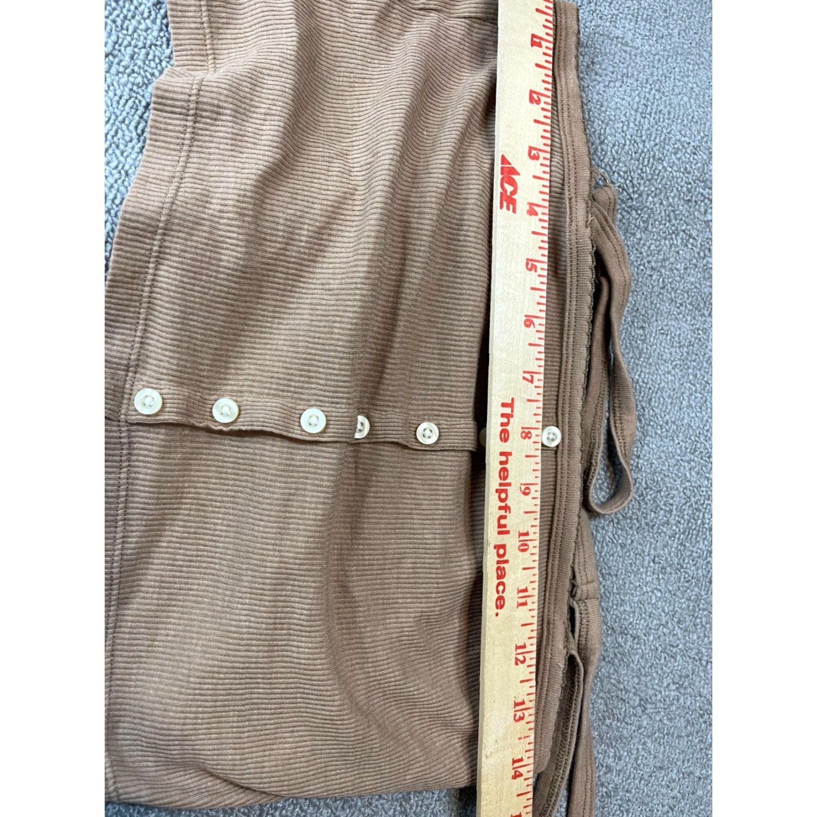 American Eagle Outfitters VINTAGE American Eagle Outfitters Crop Top Womens Size Medium Brown Button Up Sleeveless Crochet Bohemian Spring Summer Womens Size M / US 6-8 / IT 42-44 - 3 Thumbnail