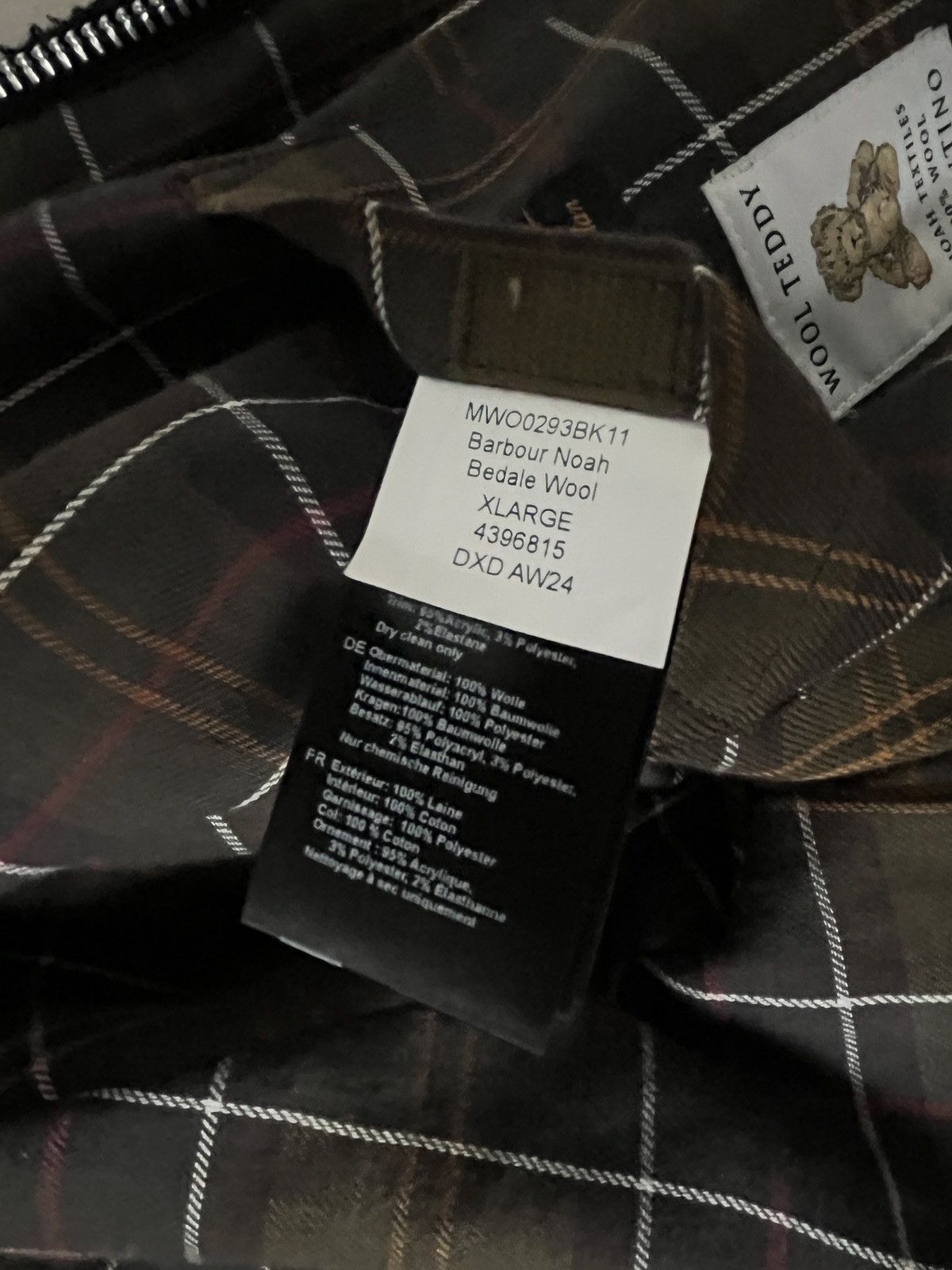Barbour × Noah Wool Teddy Casentino XL Size US XL / EU 56 / 4 - 6 Thumbnail