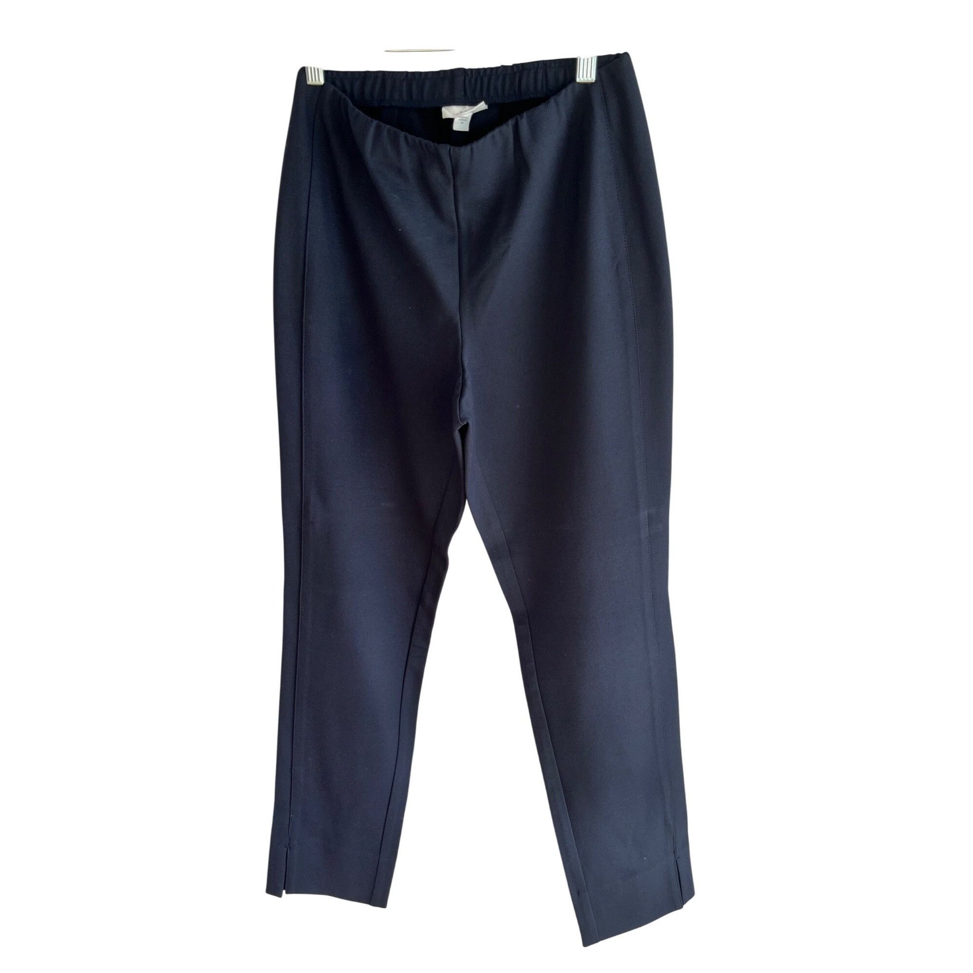 Other Navy Ankle-Length Ponte Pants XS Stretch Waistband Nylon Ble Size 24" / US 00 / IT 34 - 1 Thumbnail