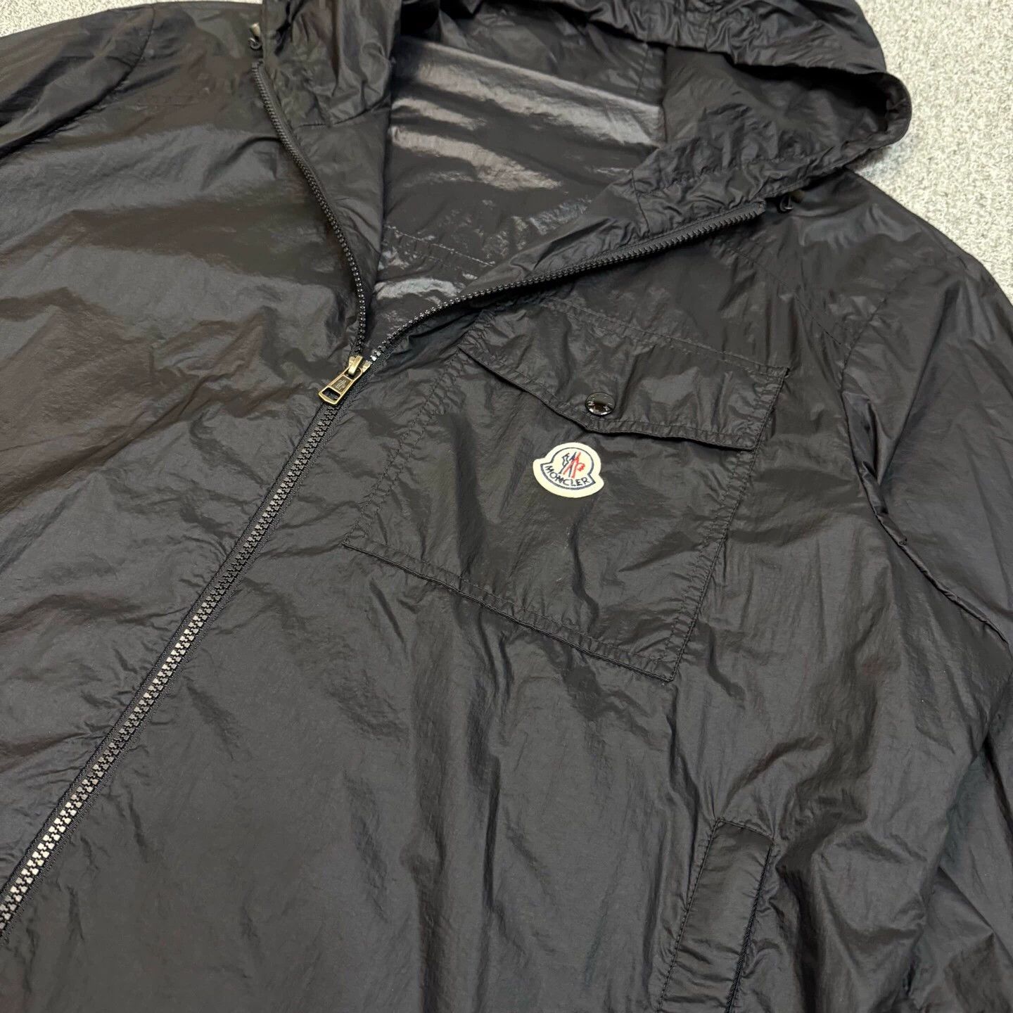 Moncler Moncler New Black Nylon Jacket Unused Size 6 Size US XXL / EU 58 / 5 - 3 Thumbnail
